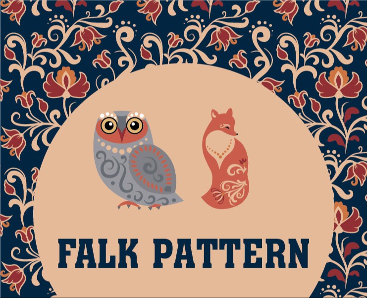 falk pattern — Брендинг, Иллюстрация на Dprofile