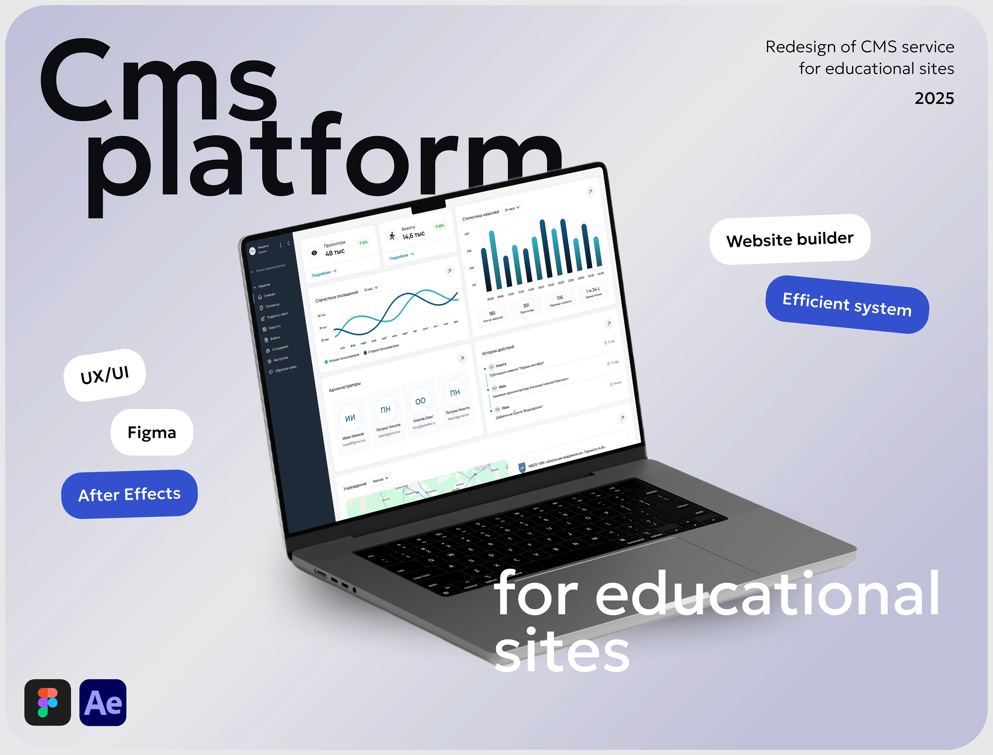 Redesign of CMS system — Изображение №1 — Интерфейсы на Dprofile