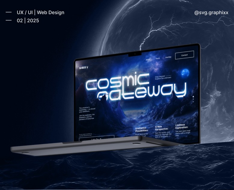Cosmic Gateway | Landing page — Интерфейсы на Dprofile
