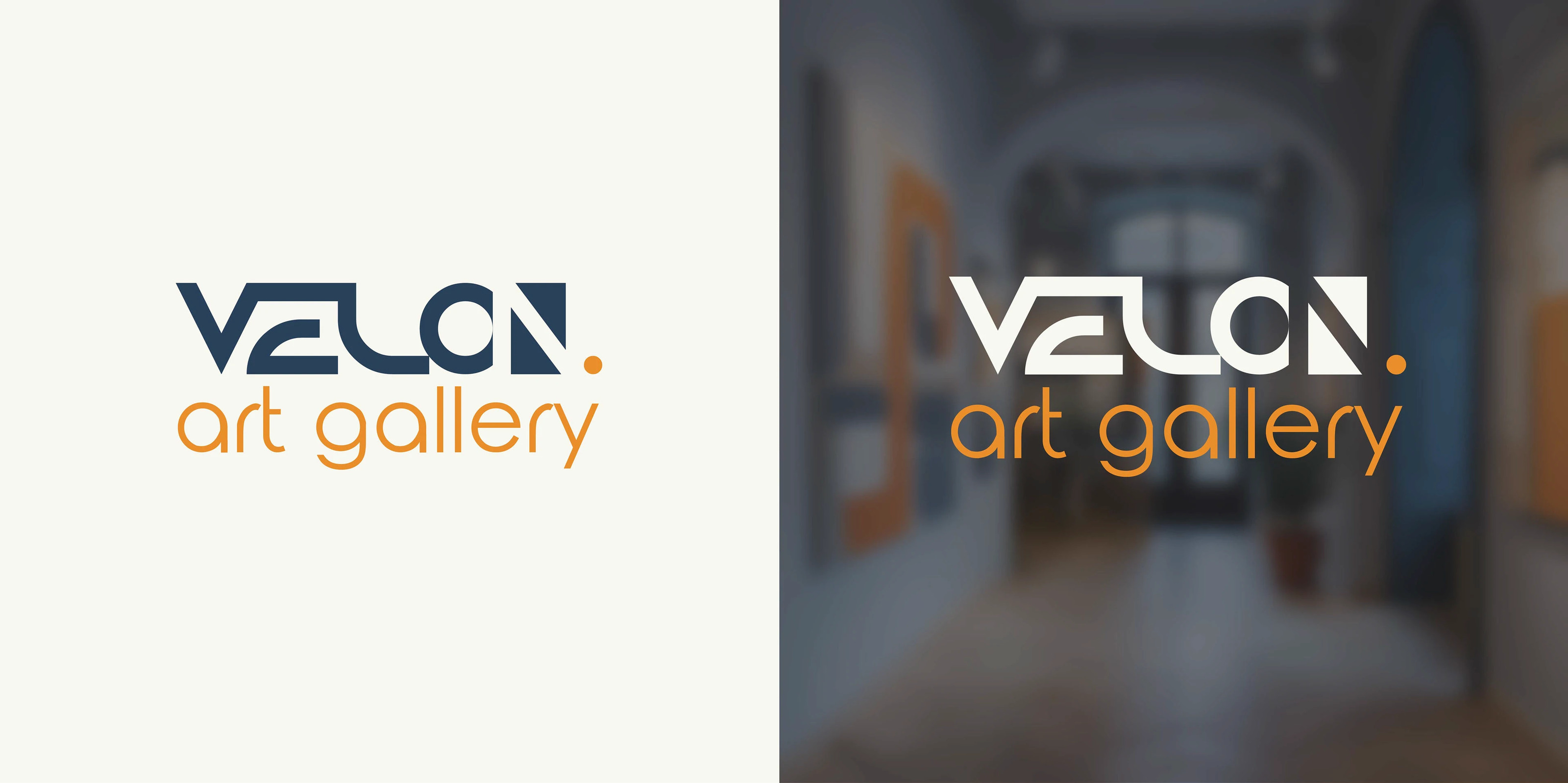 VELON ART GALLERY logotype — Изображение №9 — Брендинг, Графика на Dprofile