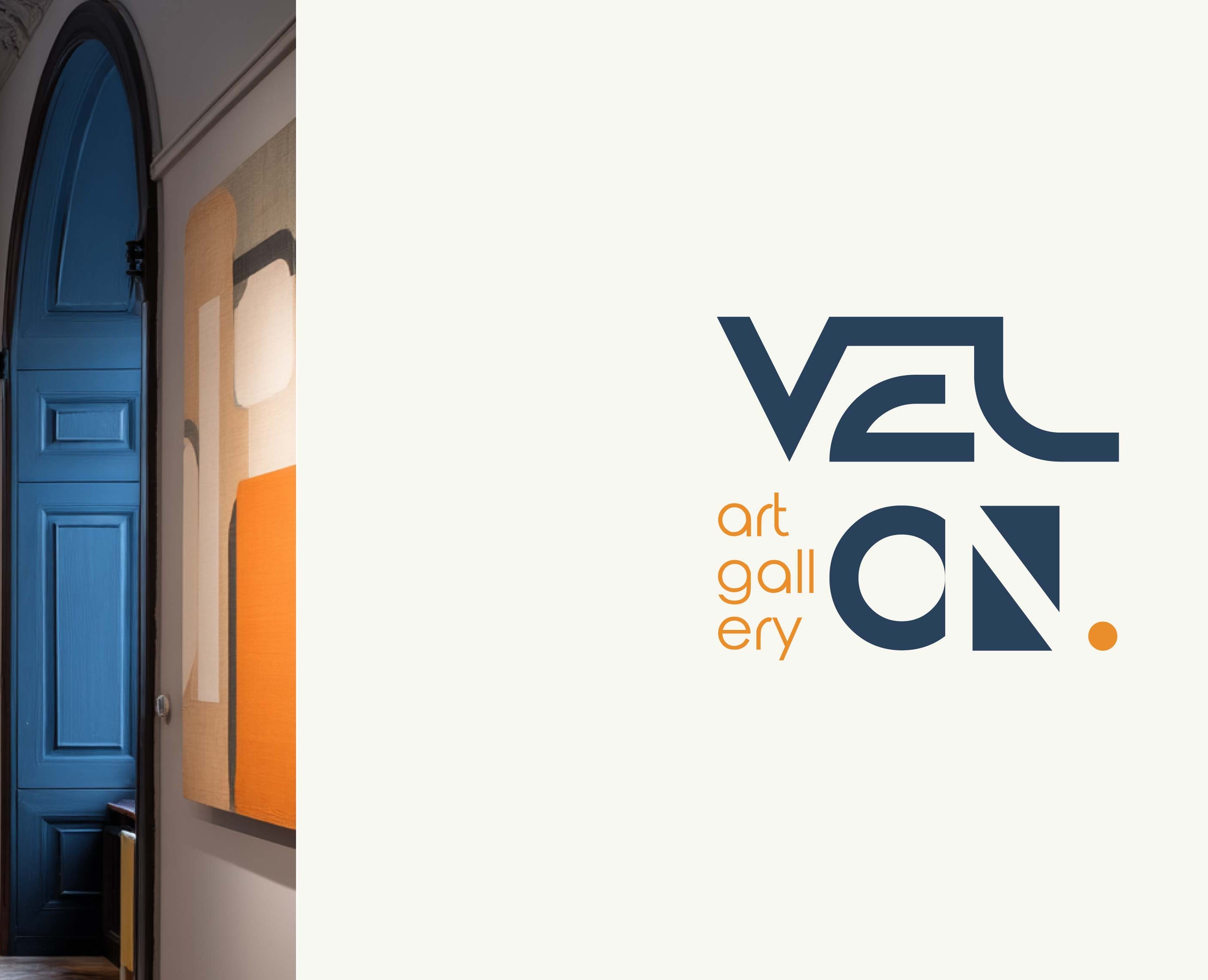 VELON ART GALLERY logotype — Брендинг, Графика на Dprofile