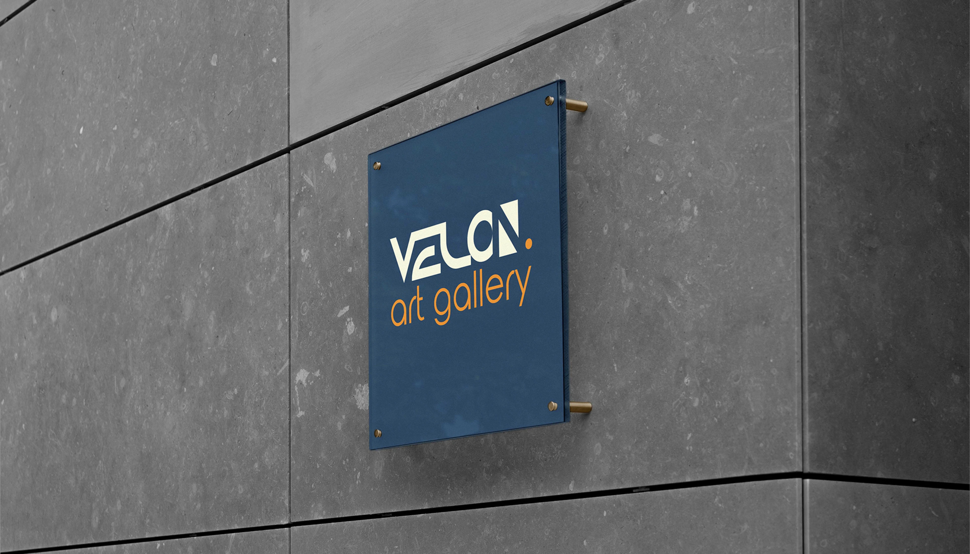 VELON ART GALLERY logotype — Изображение №4 — Брендинг, Графика на Dprofile