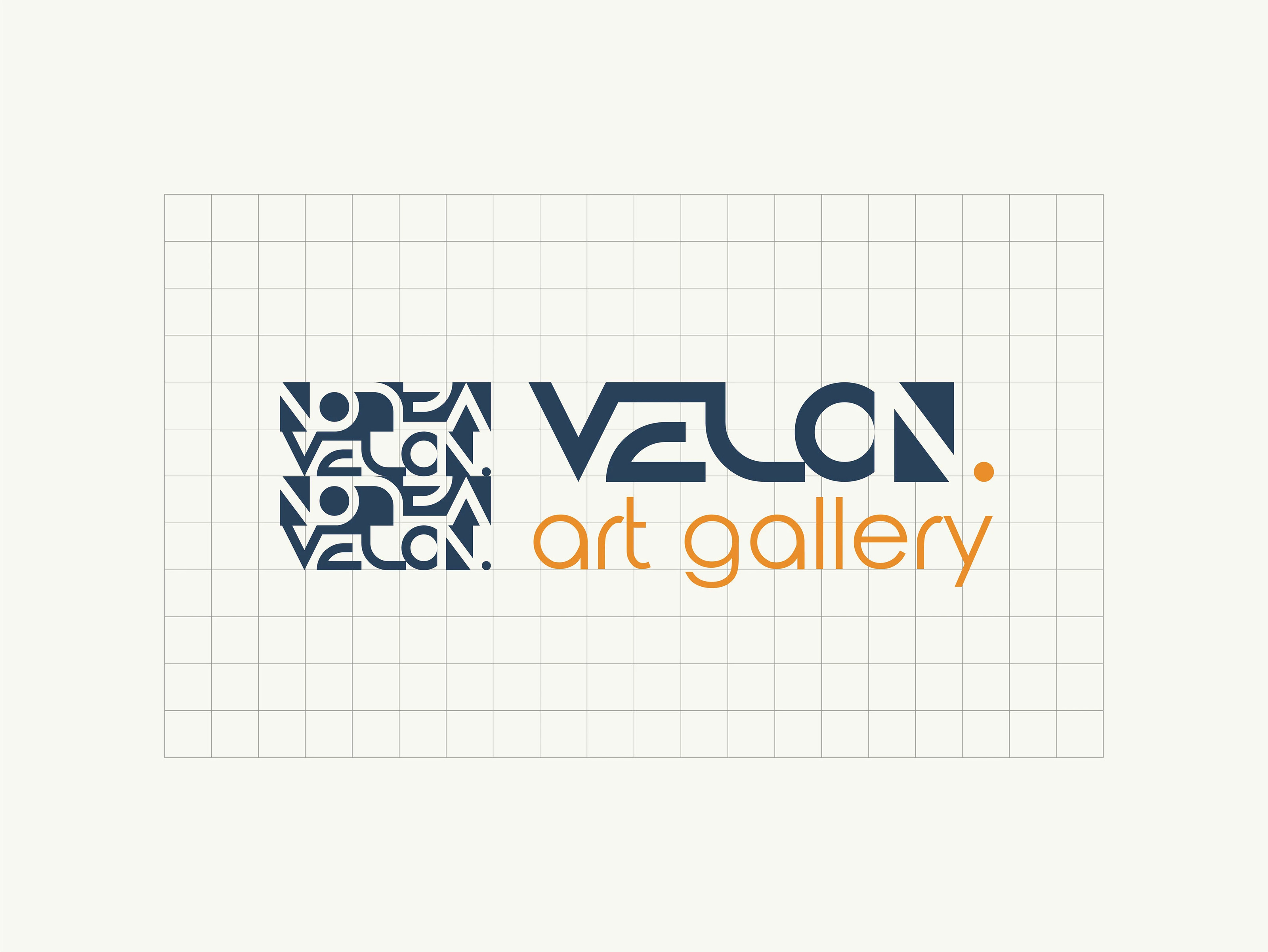 VELON ART GALLERY logotype — Изображение №7 — Брендинг, Графика на Dprofile