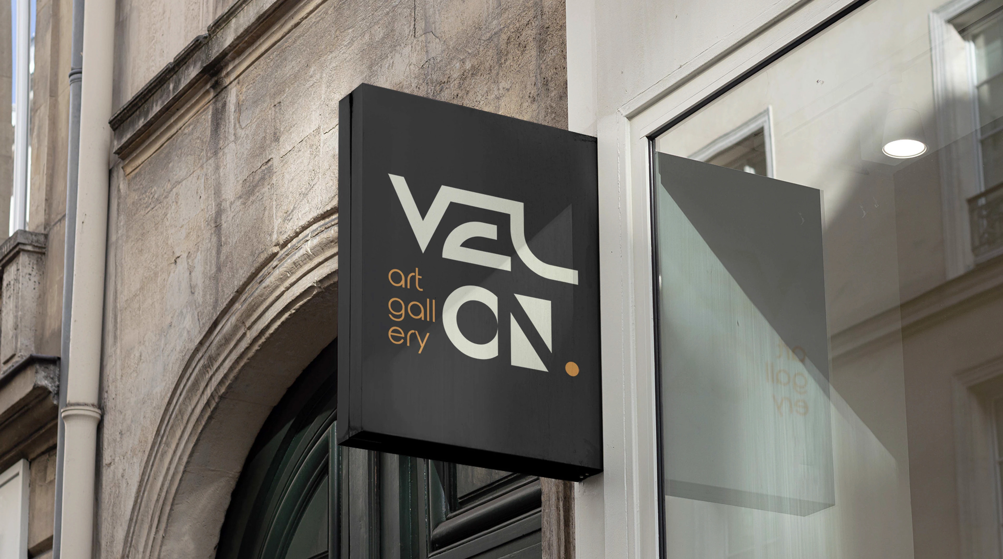 VELON ART GALLERY logotype — Изображение №8 — Брендинг, Графика на Dprofile