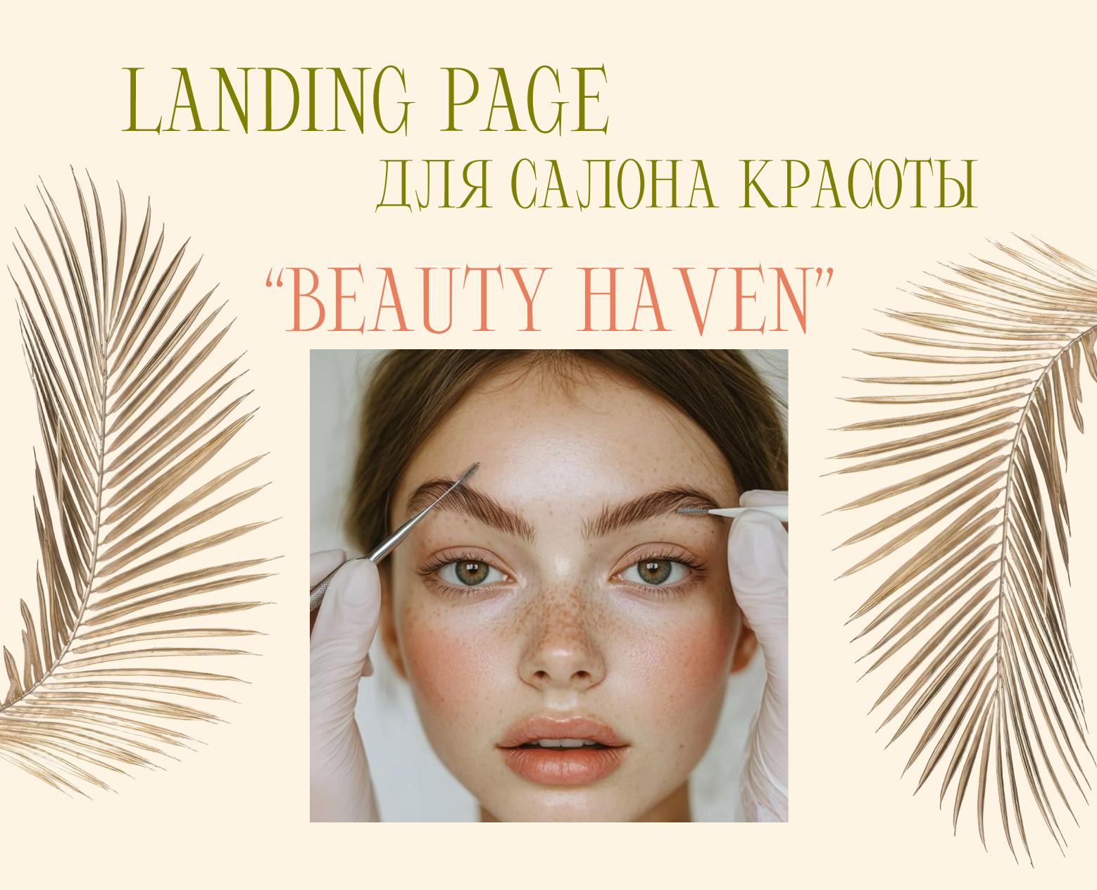 Landing page для салона красоты — Интерфейсы на Dprofile