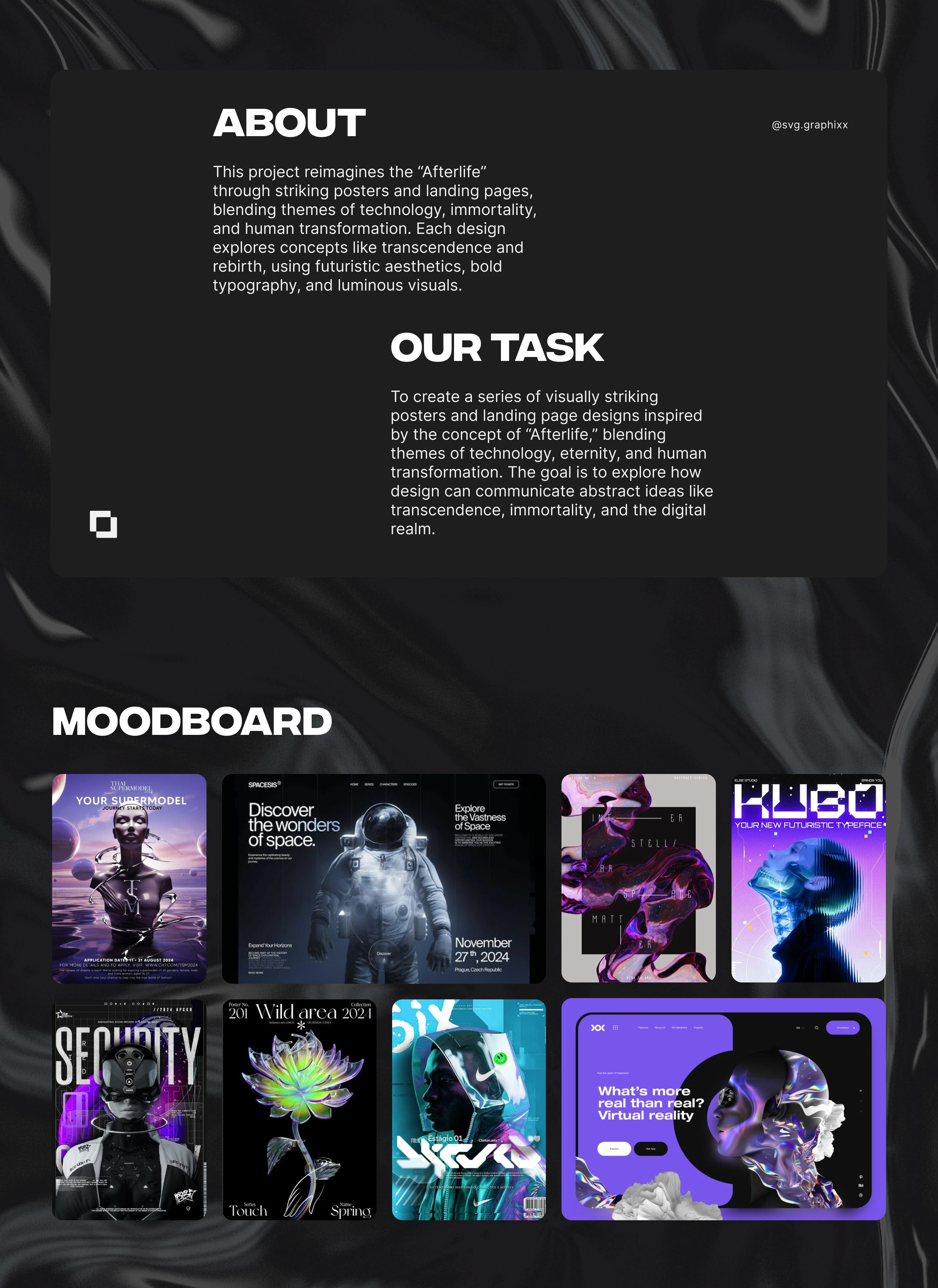 Afterlife | Visual Designs (poster, landing) — Изображение №2 — Интерфейсы, Графика на Dprofile