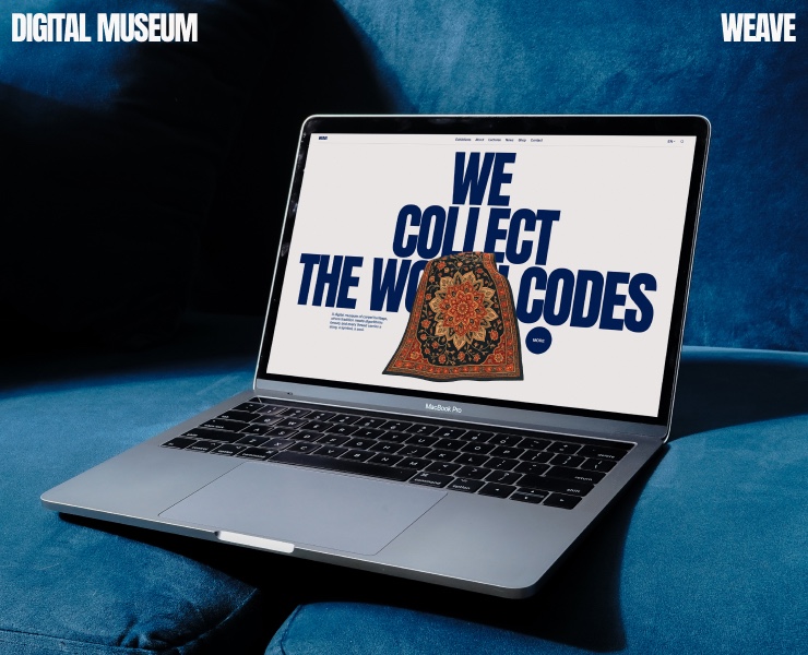 Weave | Digital Museum Website — Интерфейсы на Dprofile