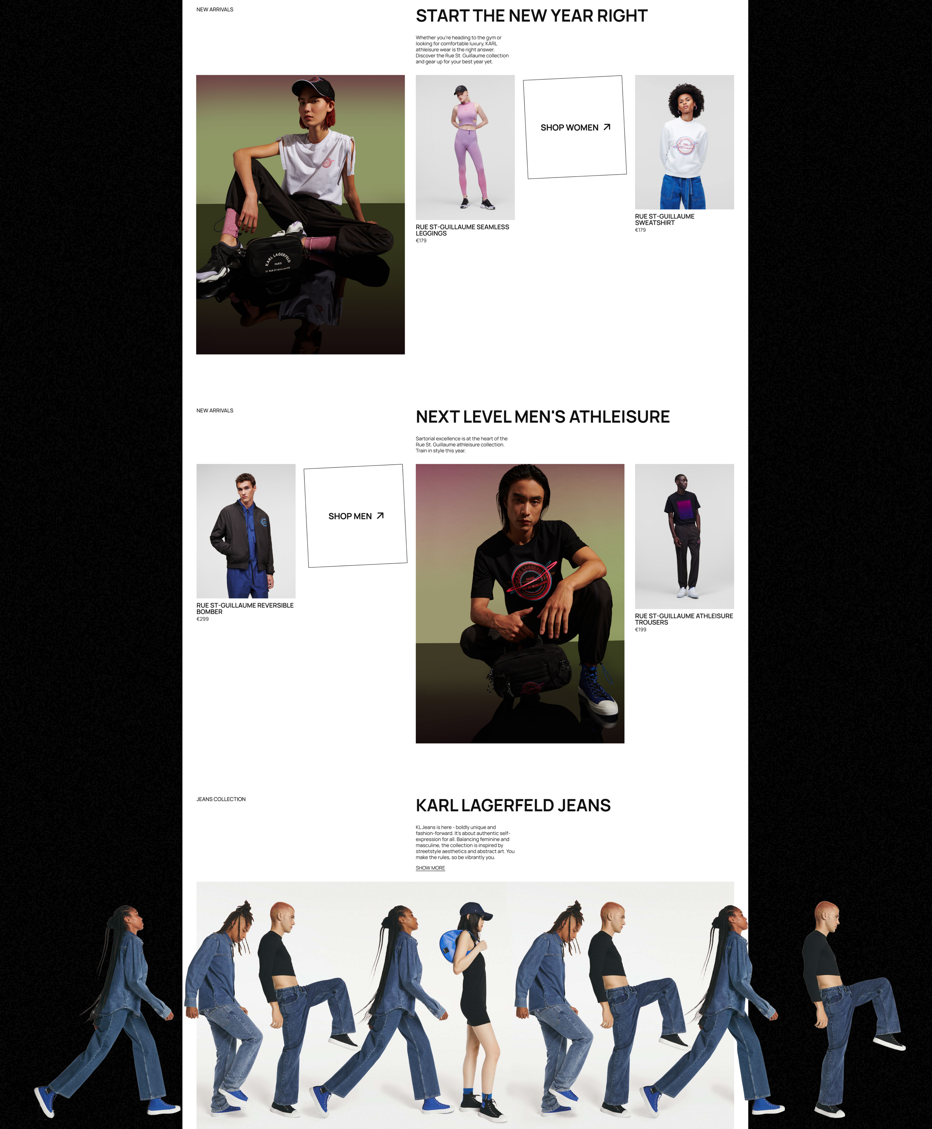 Karl Lagerfeld | E-commerce Redesign — Изображение №3 — Интерфейсы, Анимация на Dprofile