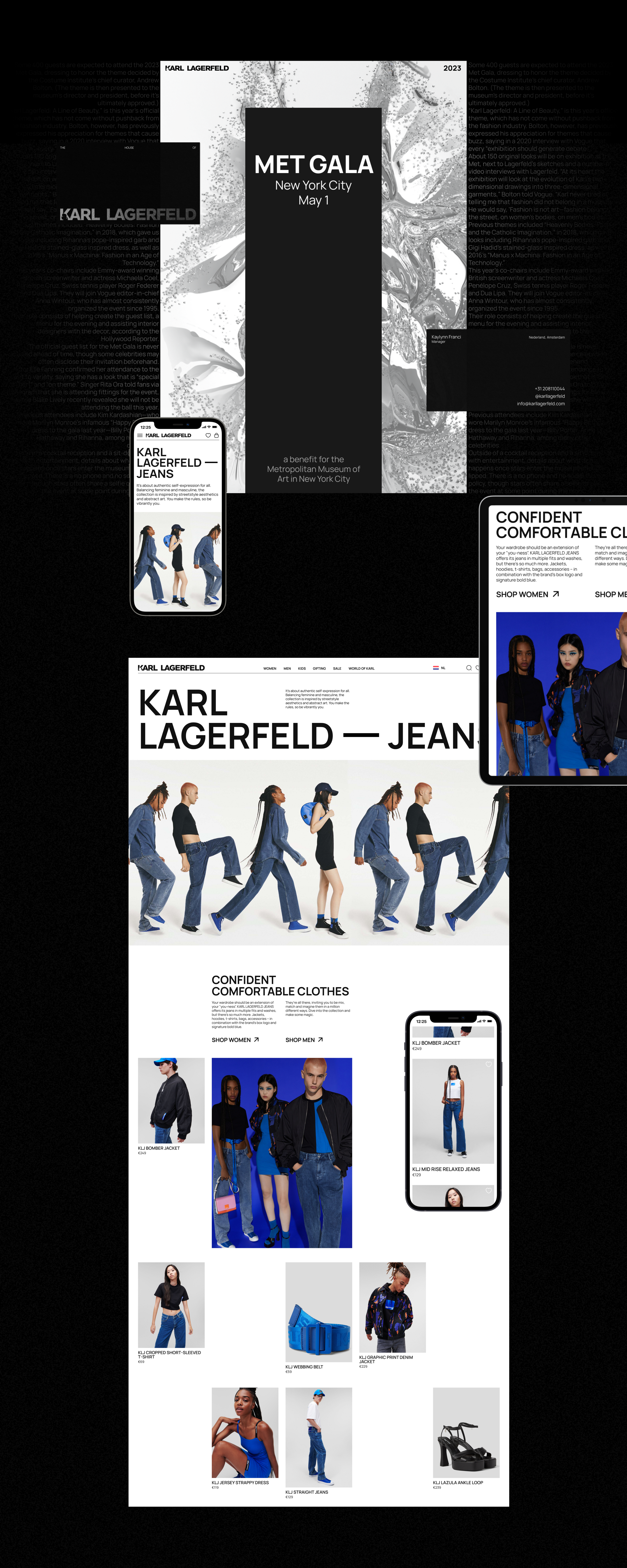 Karl Lagerfeld | E-commerce Redesign — Изображение №9 — Интерфейсы, Анимация на Dprofile