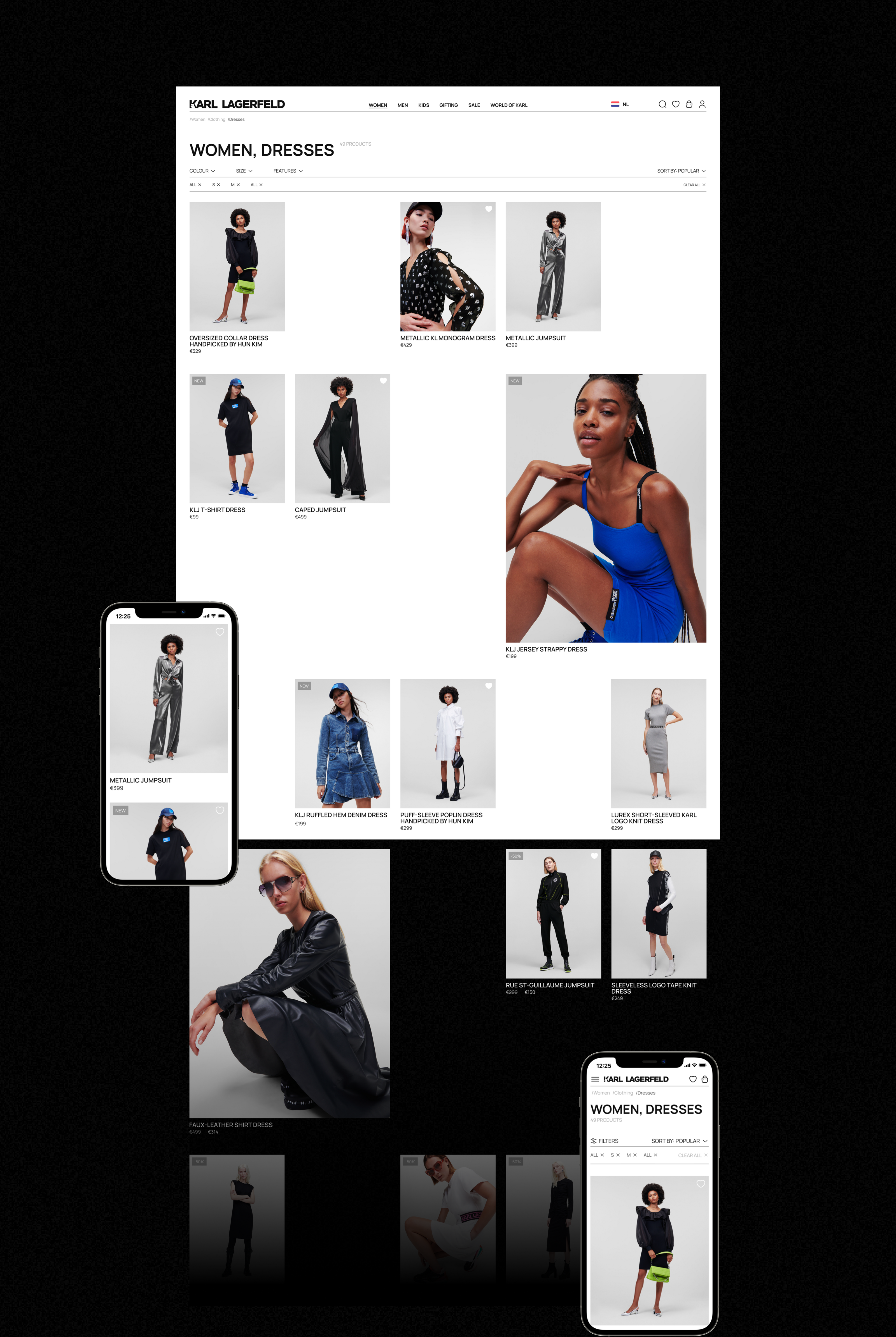Karl Lagerfeld | E-commerce Redesign — Изображение №7 — Интерфейсы, Анимация на Dprofile