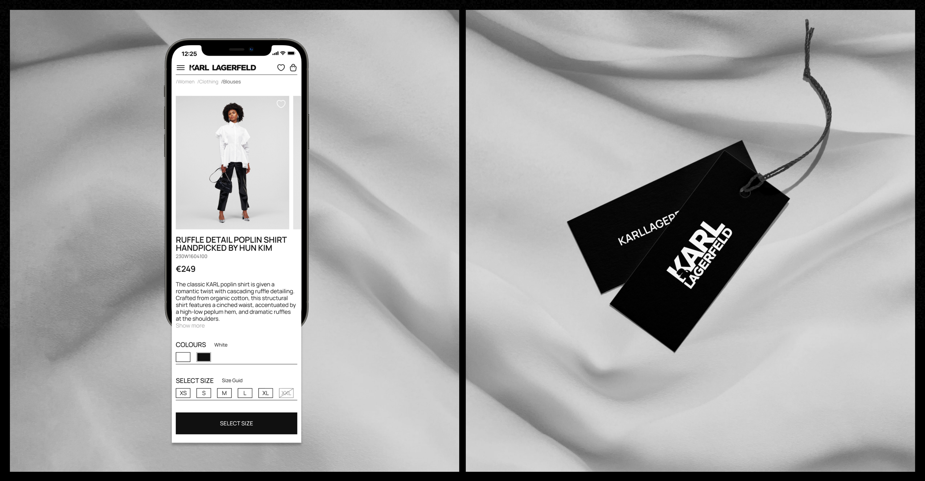 Karl Lagerfeld | E-commerce Redesign — Изображение №8 — Интерфейсы, Анимация на Dprofile