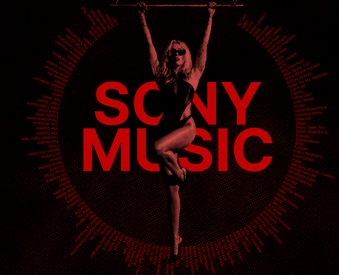 Sony Music | Corporate website redesign — Интерфейсы, Брендинг на Dprofile