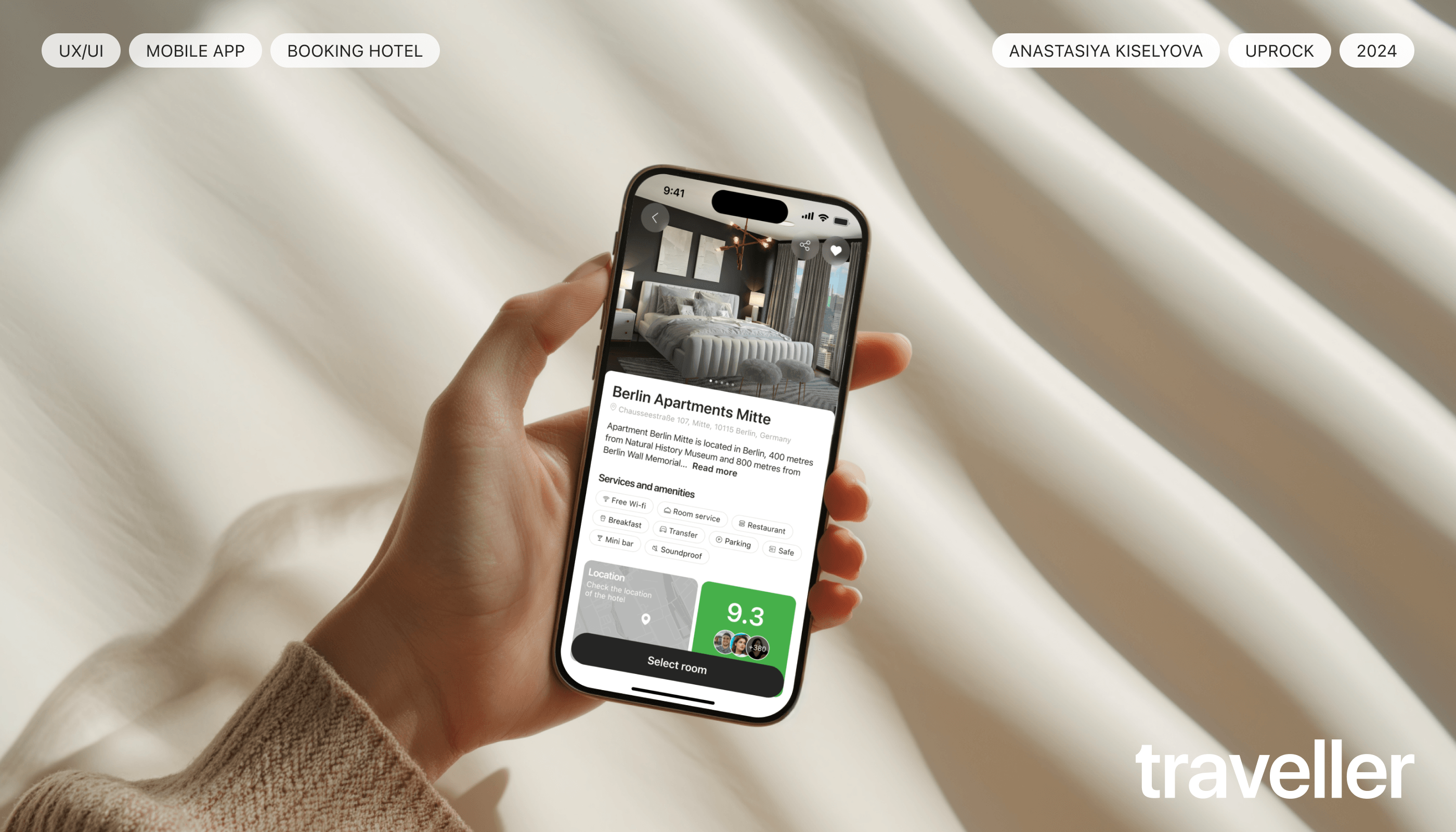 Traveller | Mobile App For Hotel Booking — Изображение №1 — Интерфейсы на Dprofile