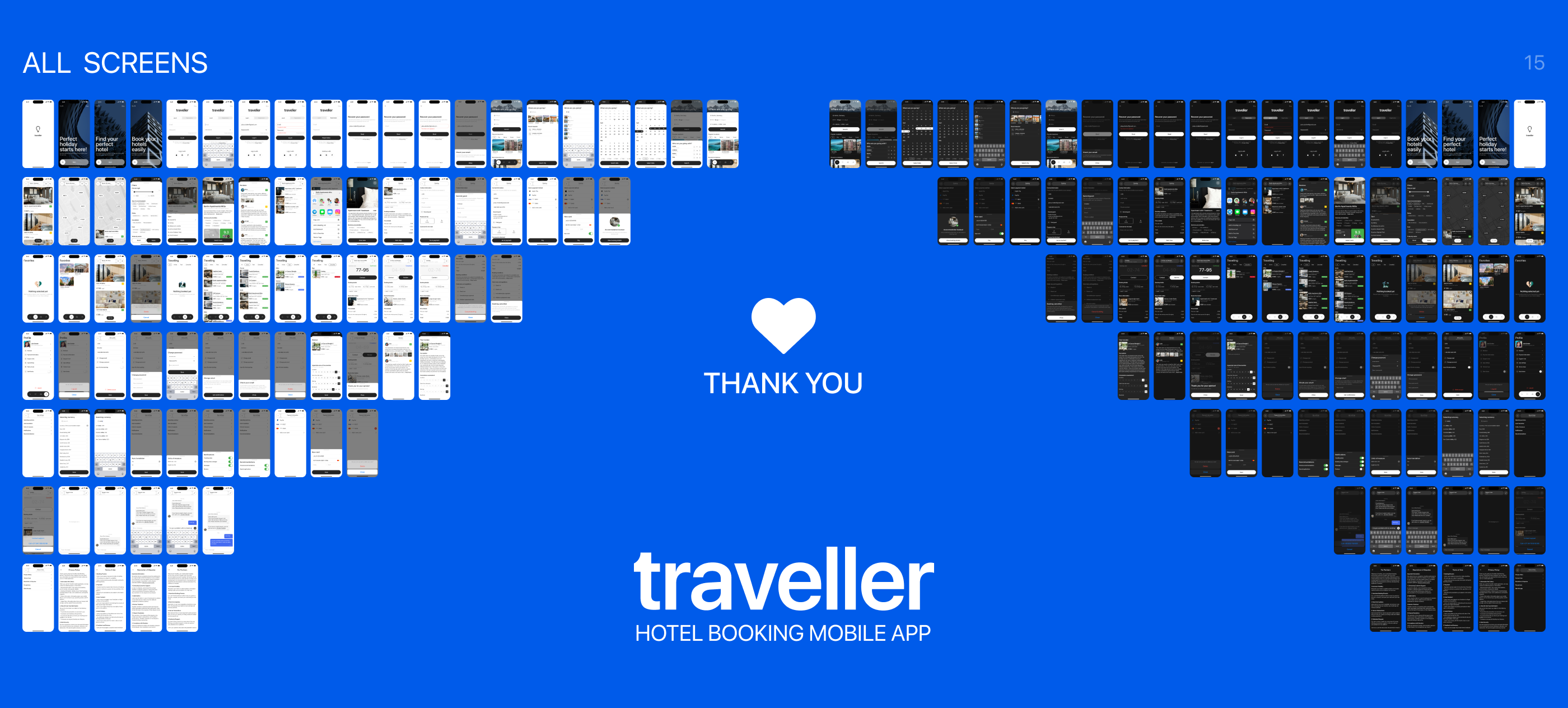 Traveller | Mobile App For Hotel Booking — Изображение №20 — Интерфейсы на Dprofile