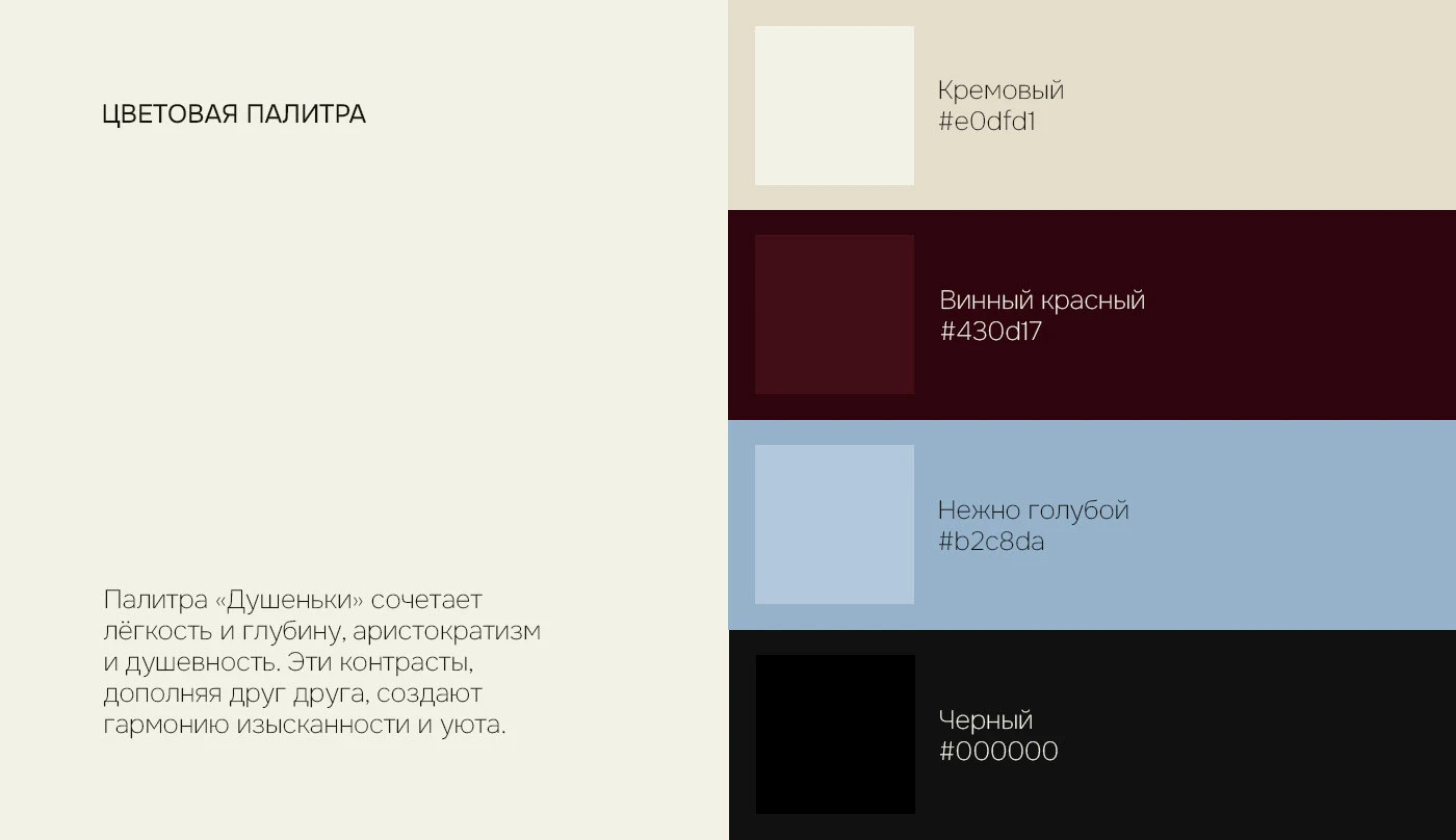 Фирменный стиль | Ресторан "Душенька" — Изображение №4 — Брендинг, Графика на Dprofile