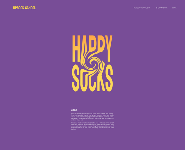 Happy Socks | E-commerce | Redesign concept — Интерфейсы на Dprofile