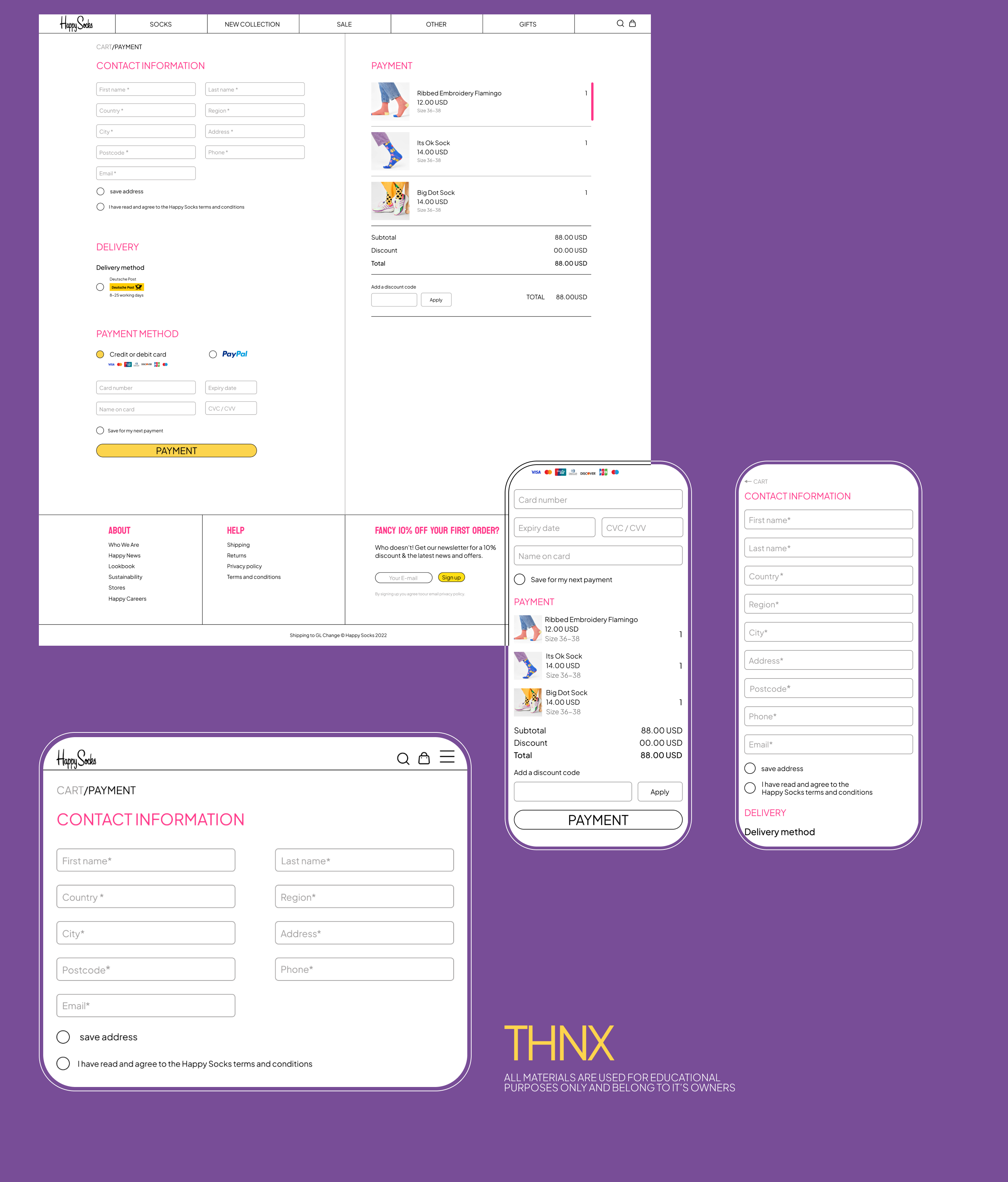 Happy Socks | E-commerce | Redesign concept — Изображение №13 — Интерфейсы на Dprofile
