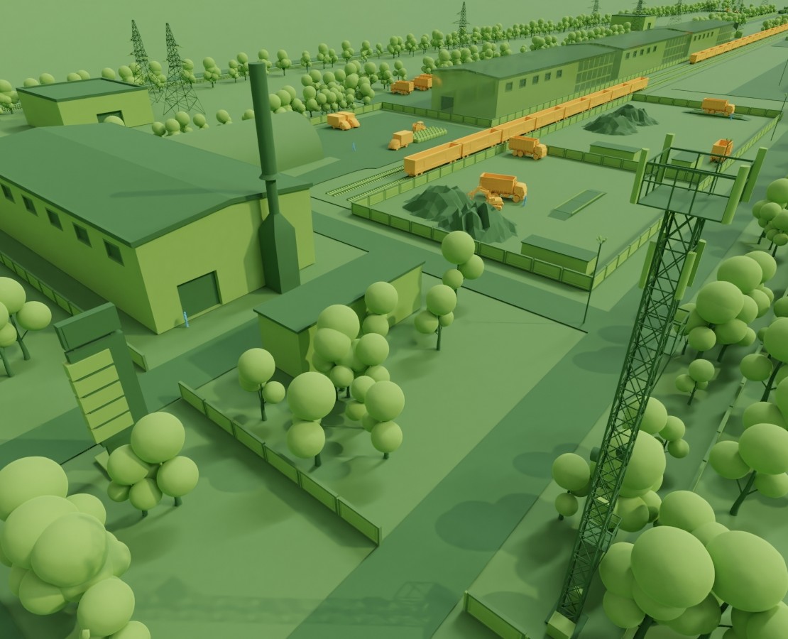 ЭкоТехноПарк — Иллюстрация, 3D на Dprofile