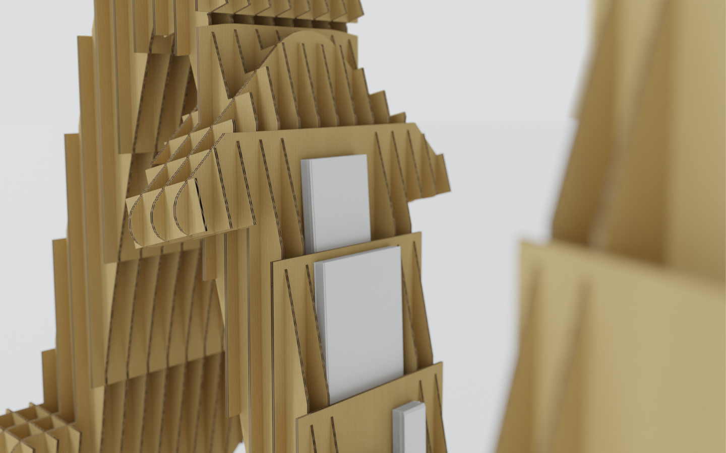 Концепты картонной мебели — Изображение №33 — Брендинг, 3D на Dprofile