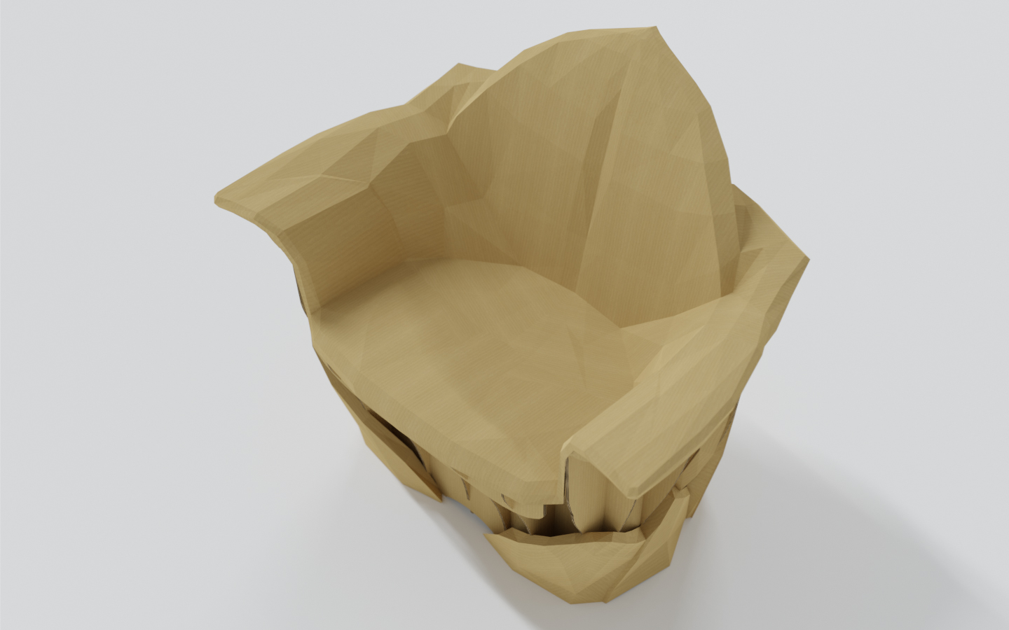 Концепты картонной мебели — Изображение №42 — Брендинг, 3D на Dprofile