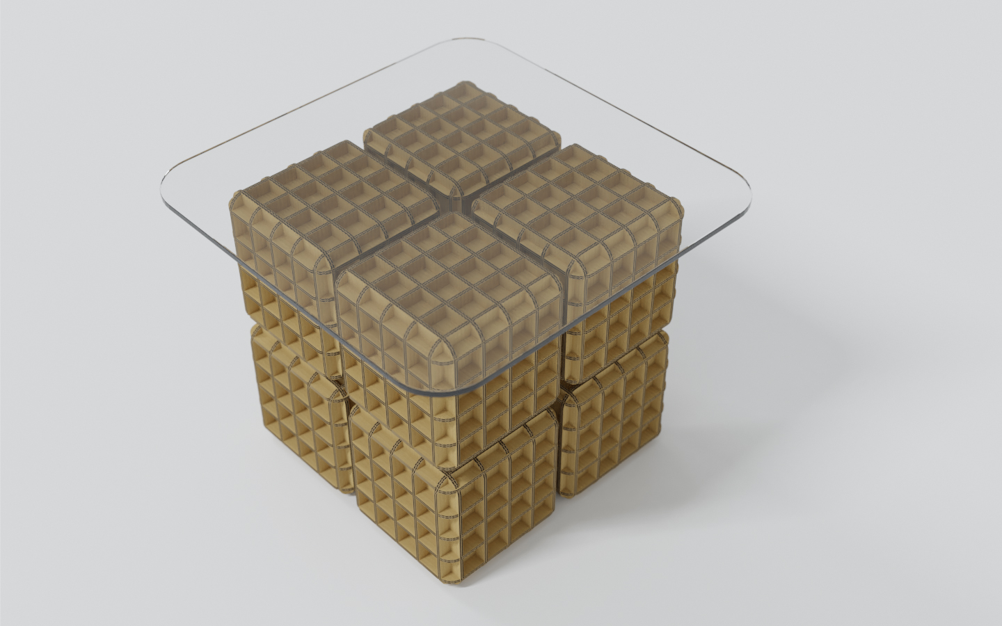 Концепты картонной мебели — Изображение №12 — Брендинг, 3D на Dprofile