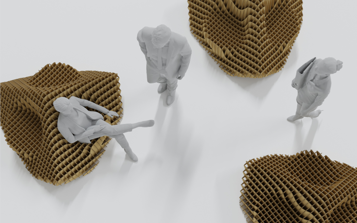 Концепты картонной мебели — Изображение №20 — Брендинг, 3D на Dprofile