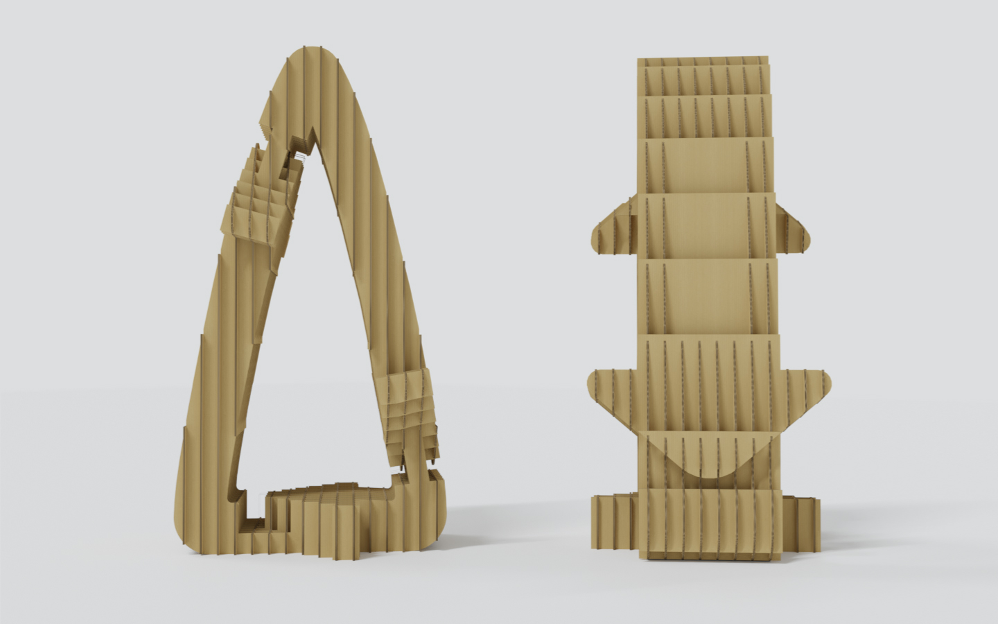 Концепты картонной мебели — Изображение №29 — Брендинг, 3D на Dprofile