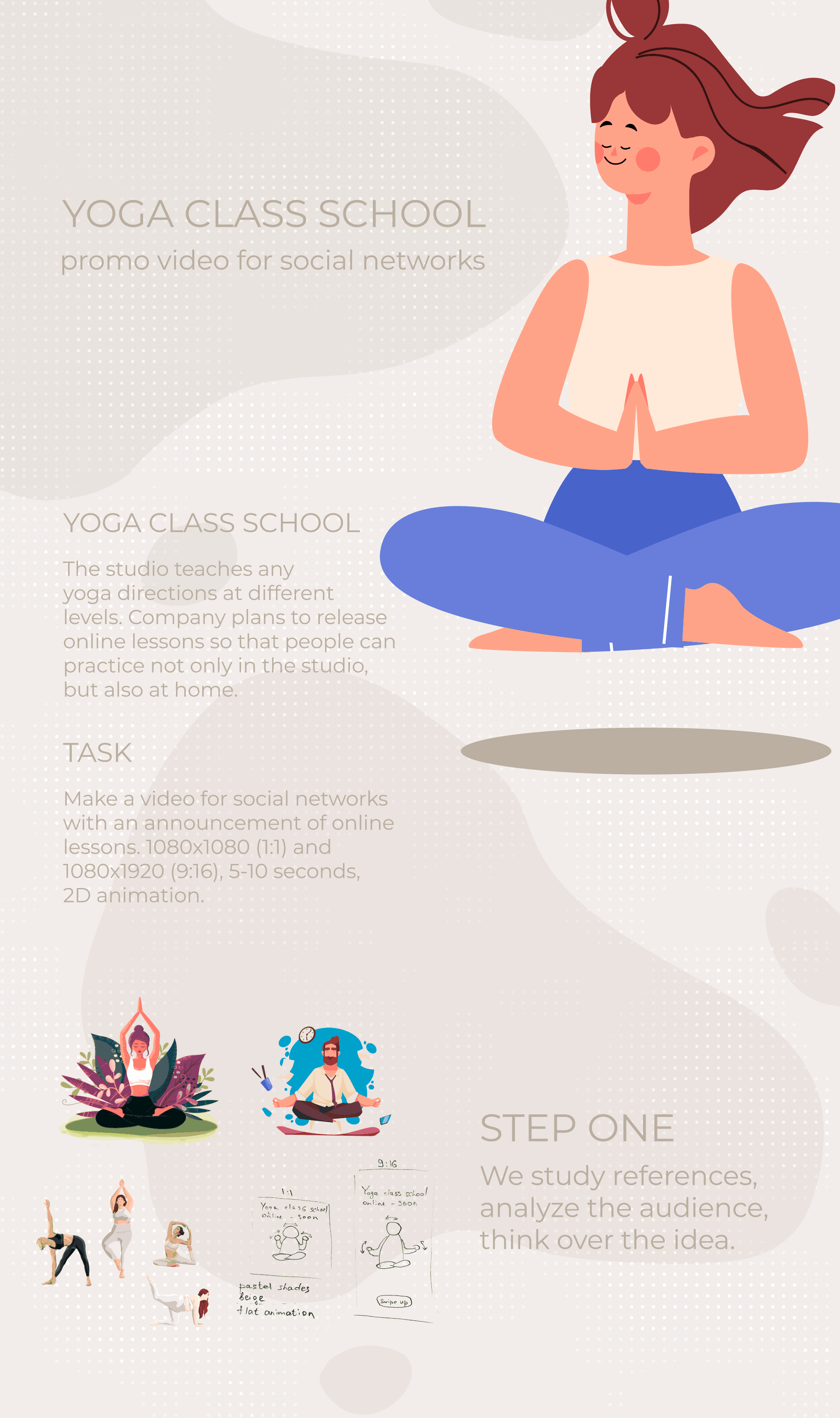 Promo video for social network for YOGA CLASS — Изображение №1 — Анимация на Dprofile