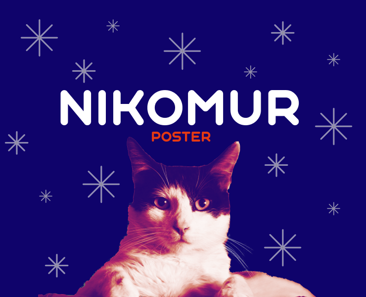 Котокафе Nikomur | Рoster concept — Графика на Dprofile