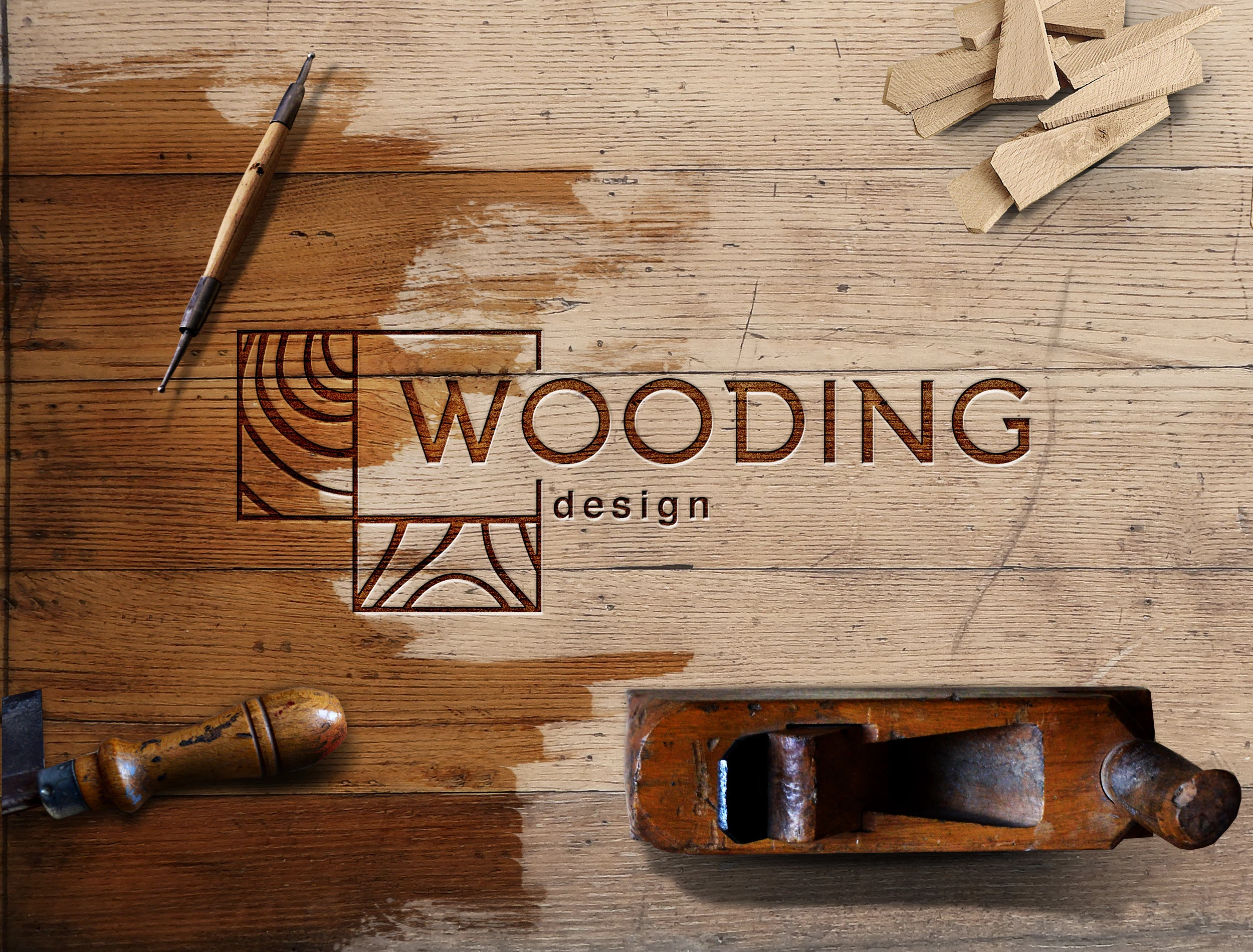 Ребрендинг логотипа Wooding design — Изображение №2 — Брендинг на Dprofile