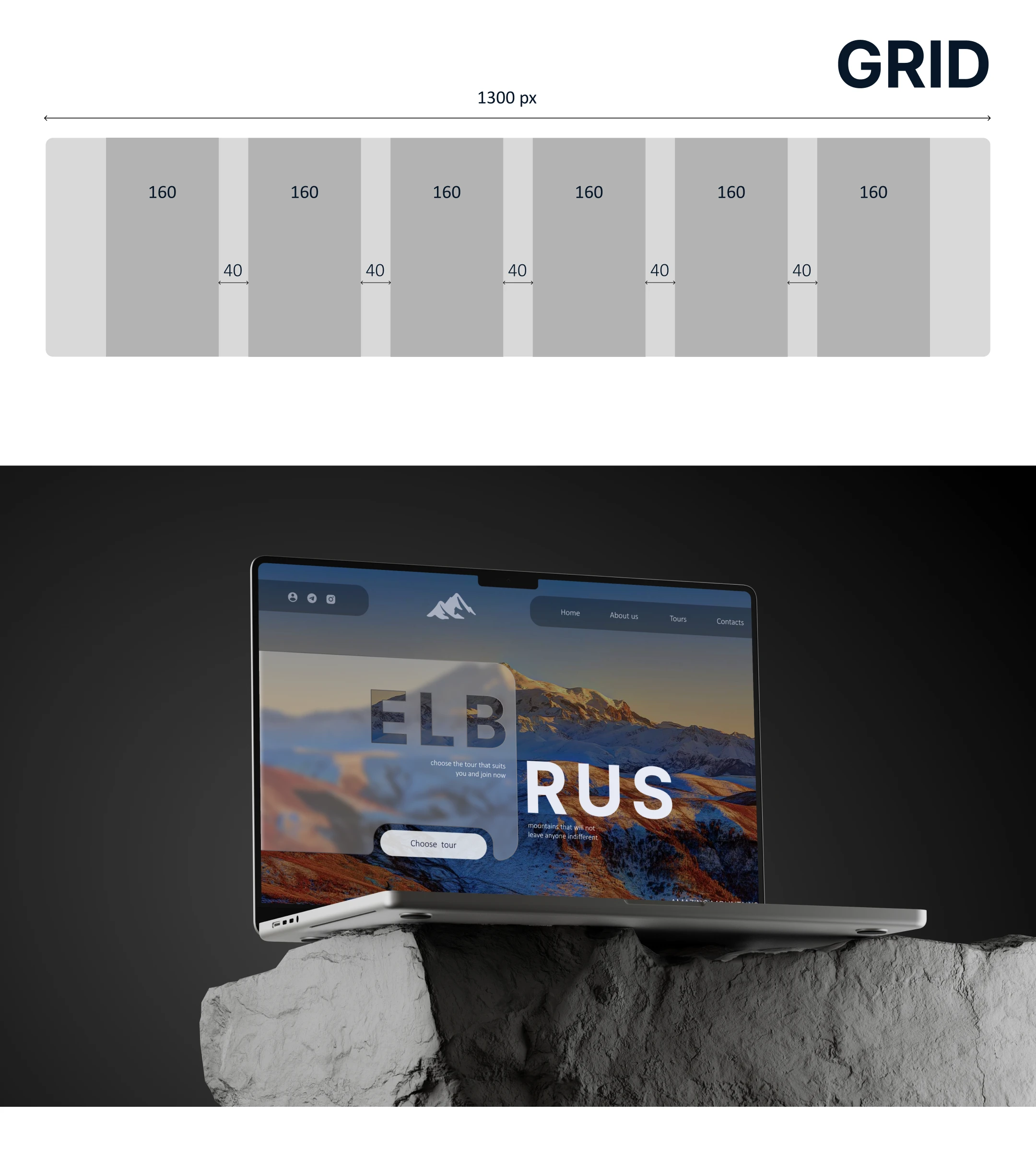 Web-design for Elbrus tour agency | UI/UX — Изображение №6 — Интерфейсы на Dprofile