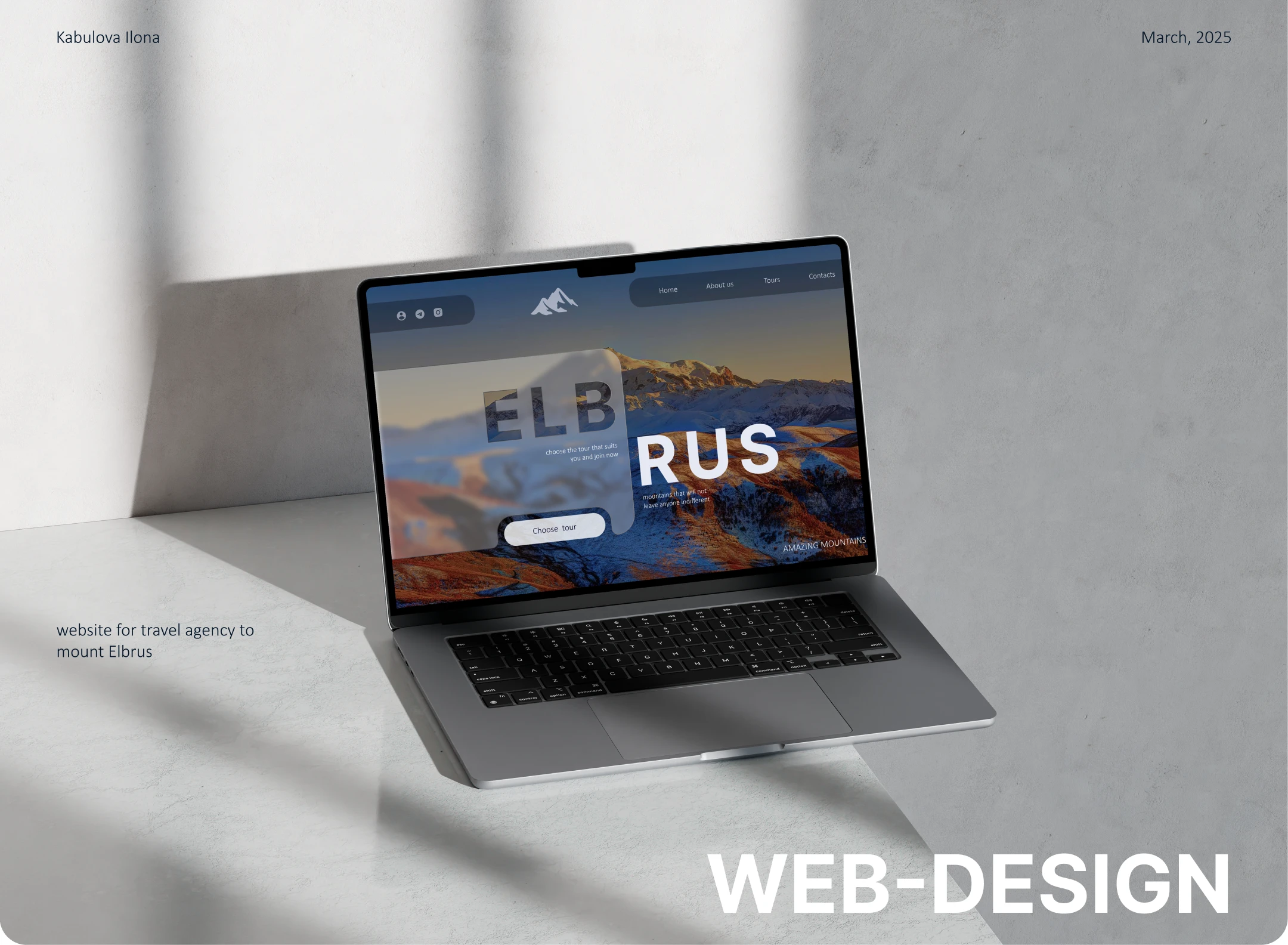 Web-design for Elbrus tour agency | UI/UX — Изображение №1 — Интерфейсы на Dprofile