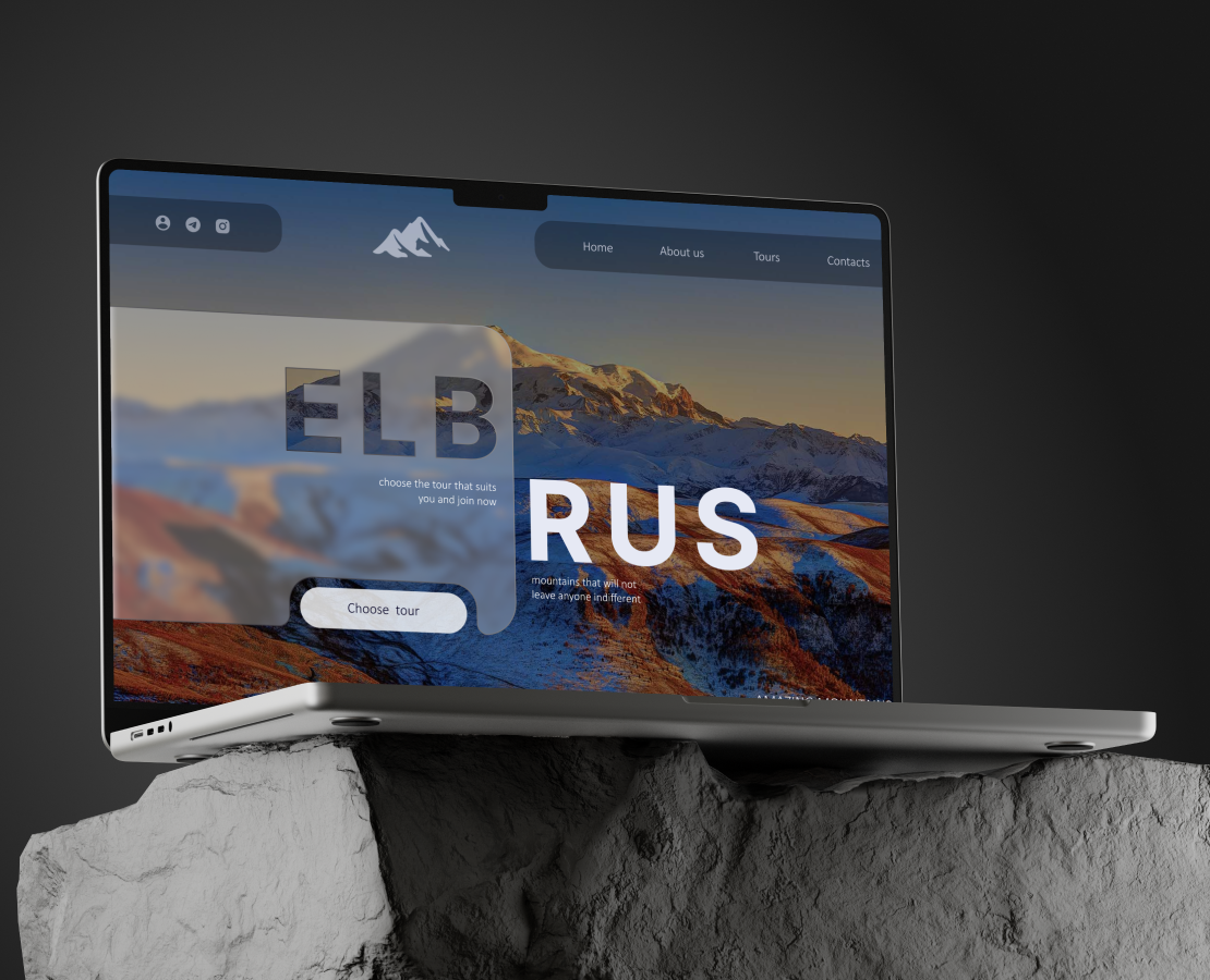Web-design for Elbrus tour agency | UI/UX — Интерфейсы на Dprofile