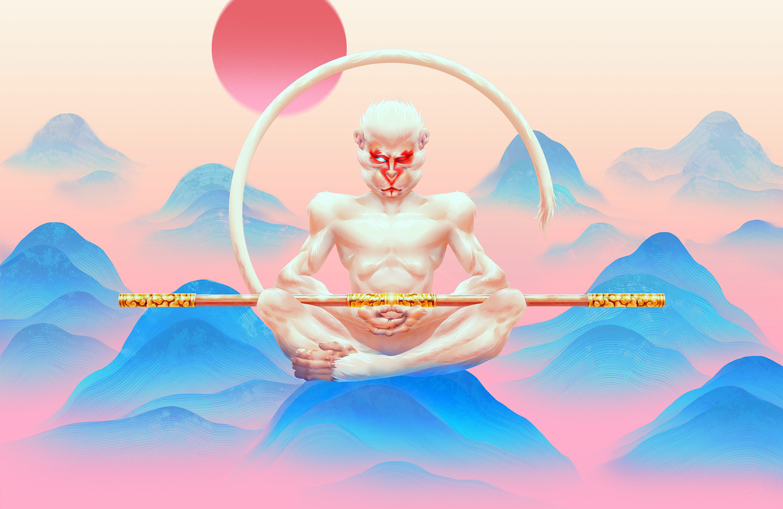 Царь обезьян — Изображение №1 — Иллюстрация на Dprofile