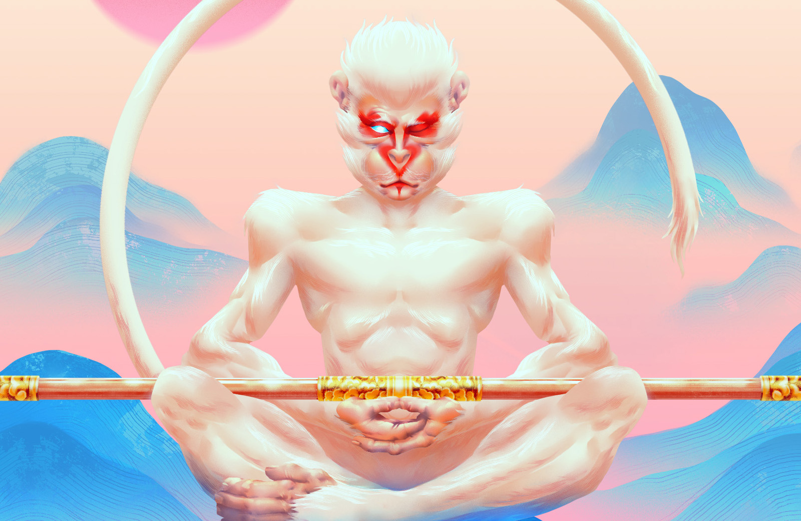 Царь обезьян — Изображение №2 — Иллюстрация на Dprofile