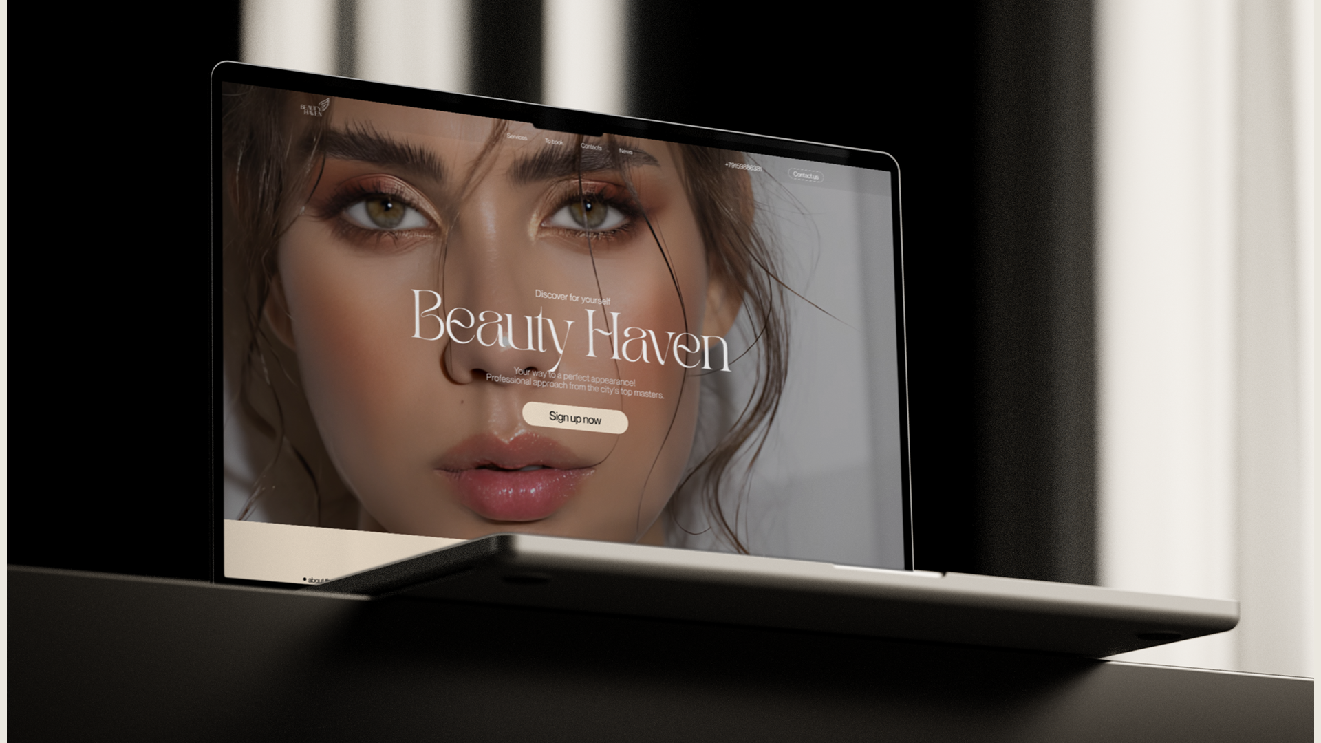 Бьюти-коворкинг "Beauty Haven" — Изображение №3 — Интерфейсы, Графика на Dprofile