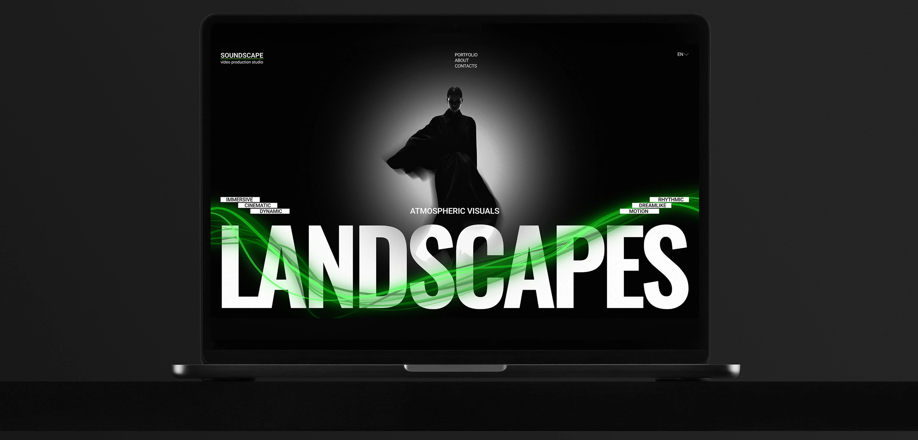 Website design l Soundscape: video production studio — Изображение №8 — Интерфейсы, Анимация на Dprofile