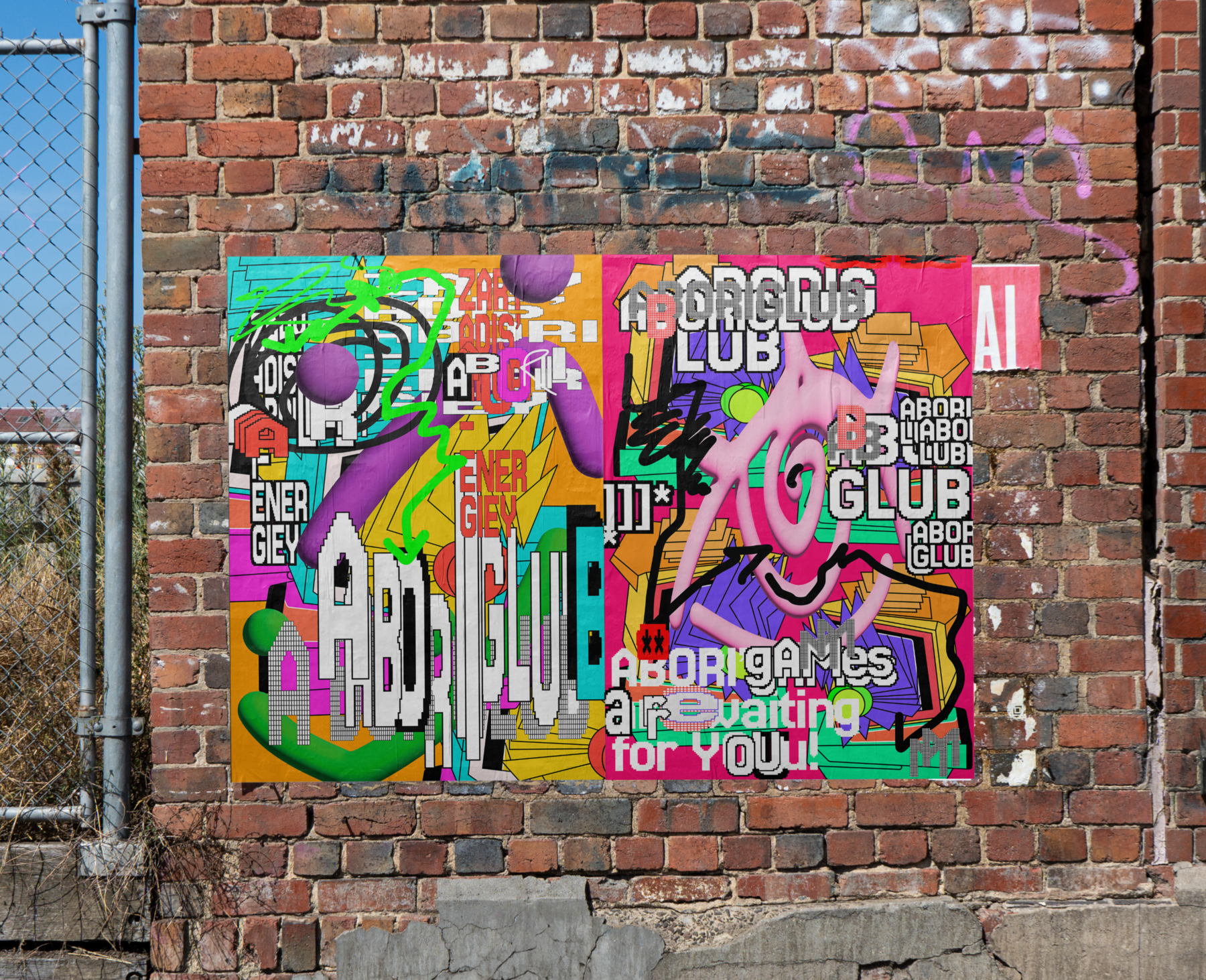 7 серий плакатов для ABORIGLUB — Изображение №5 — Брендинг, Графика на Dprofile