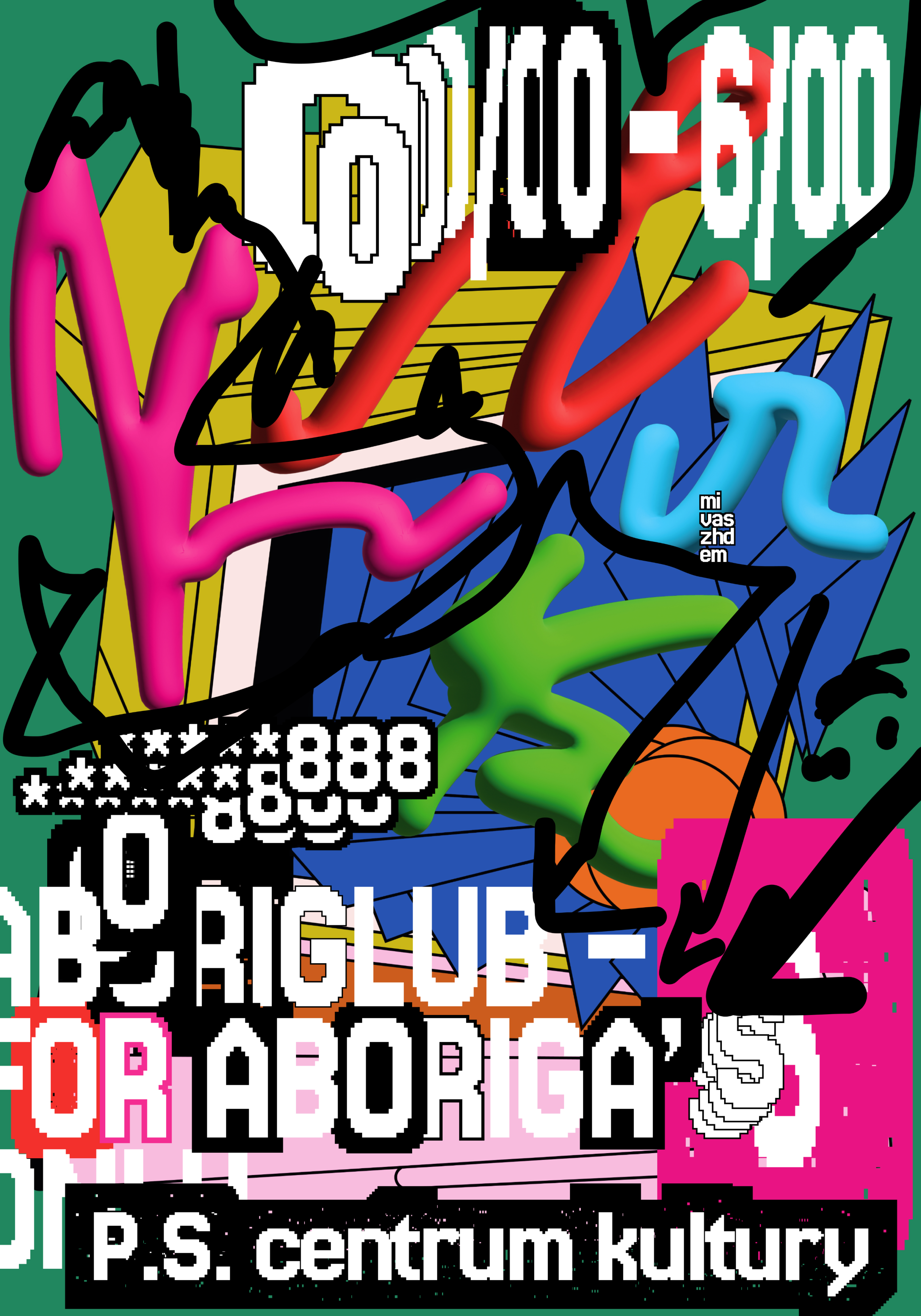 7 серий плакатов для ABORIGLUB — Изображение №1 — Брендинг, Графика на Dprofile