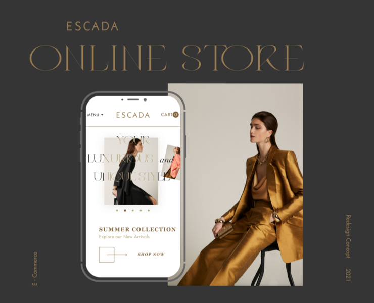 ESCADA - Online Store — Интерфейсы на Dprofile