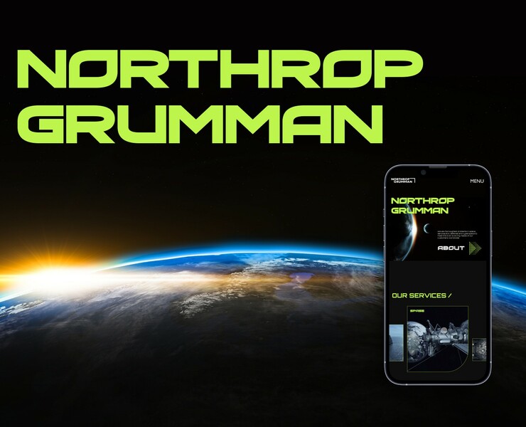 Corporate Website Redesign NORTHROP GRUMMAN — Интерфейсы на Dprofile