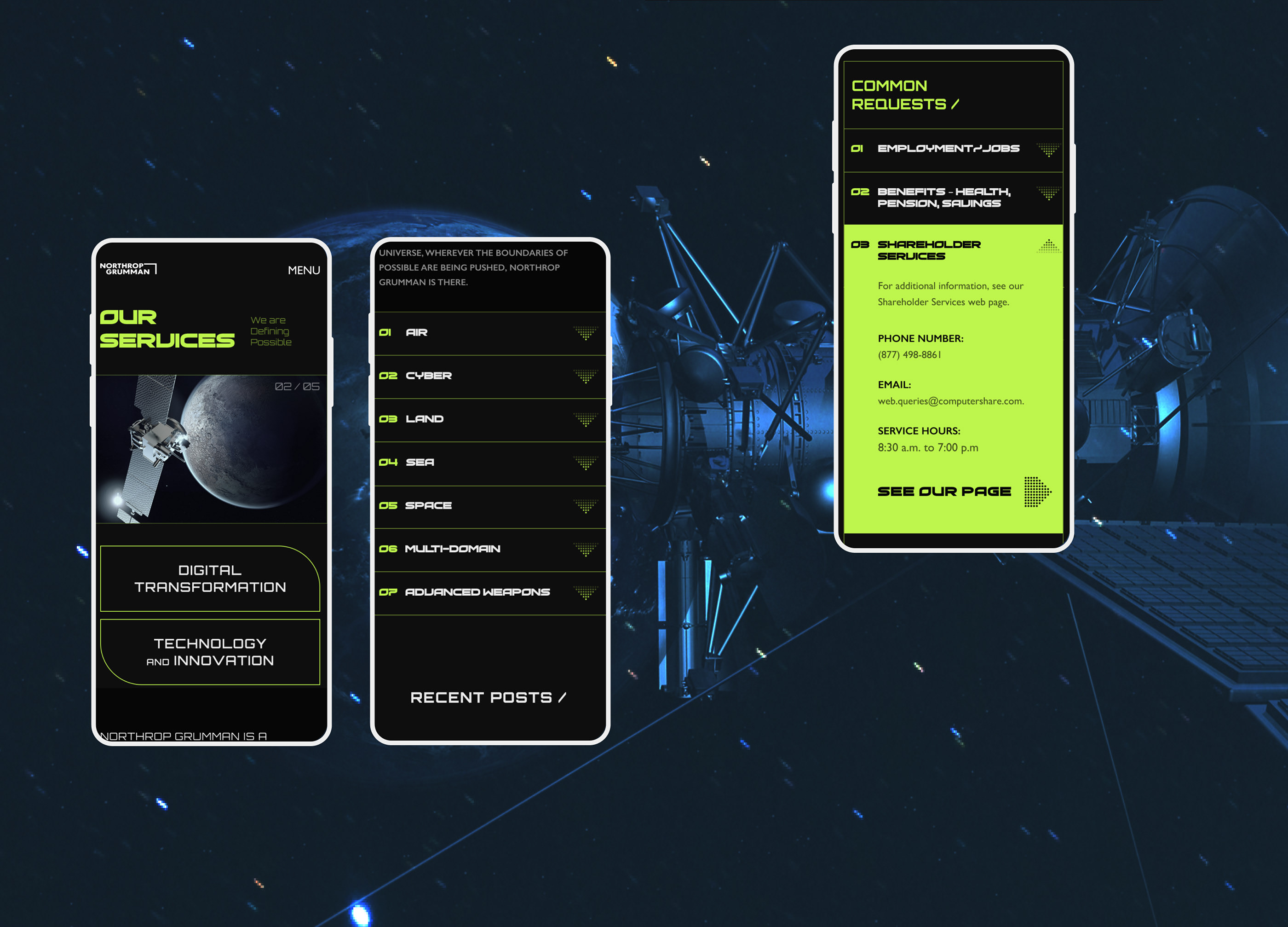Corporate Website Redesign NORTHROP GRUMMAN — Изображение №6 — Интерфейсы на Dprofile