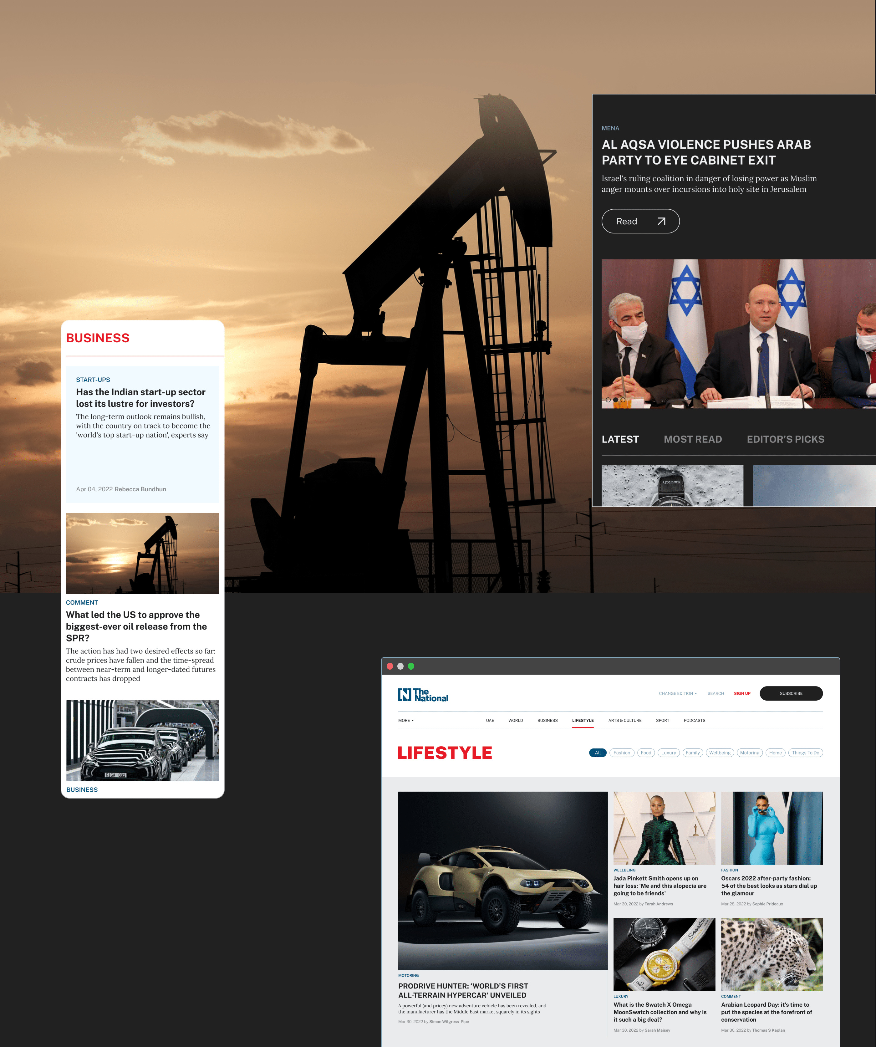 News Site Redesign The National — Изображение №5 — Интерфейсы на Dprofile