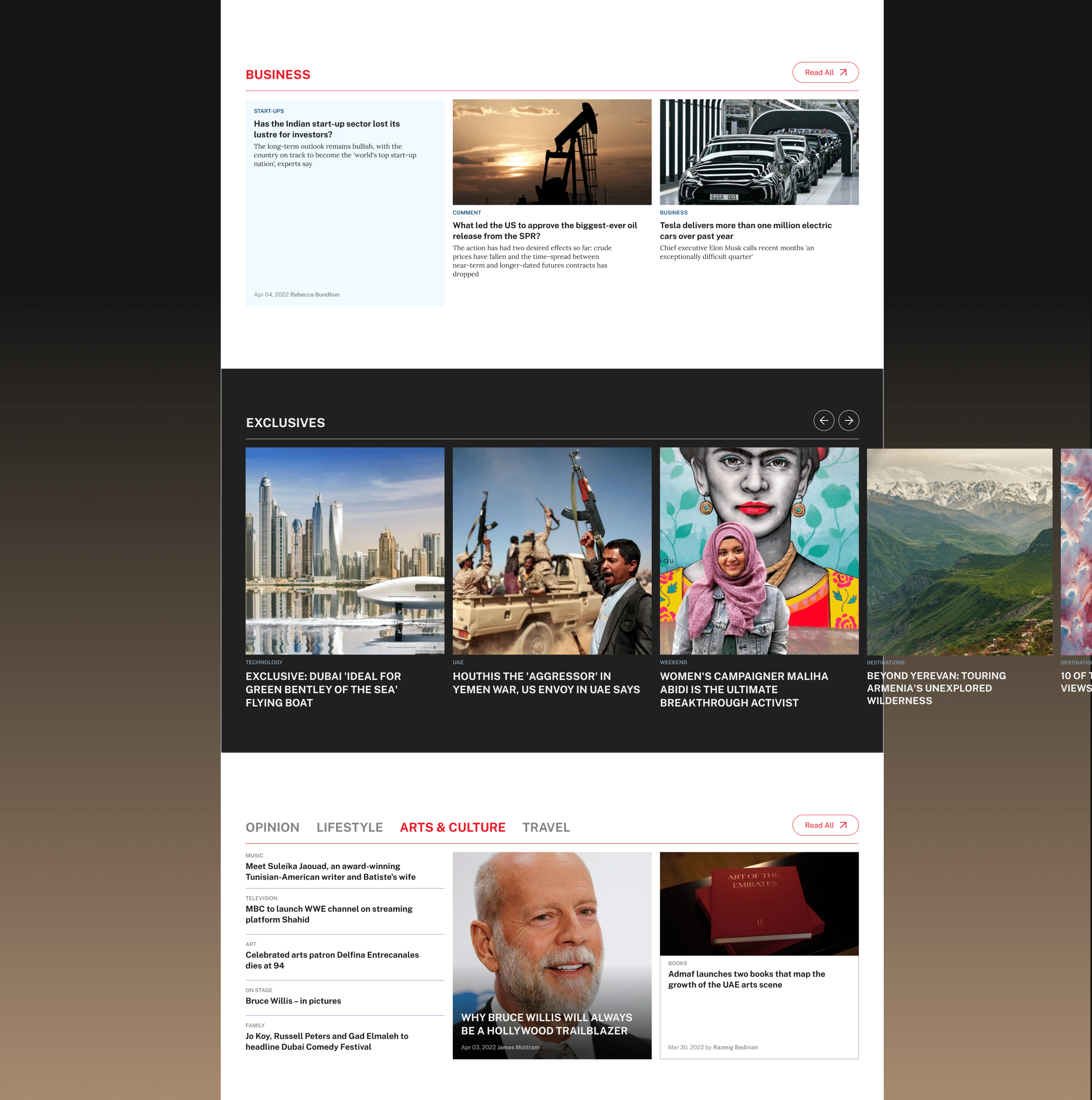 News Site Redesign The National — Изображение №4 — Интерфейсы на Dprofile