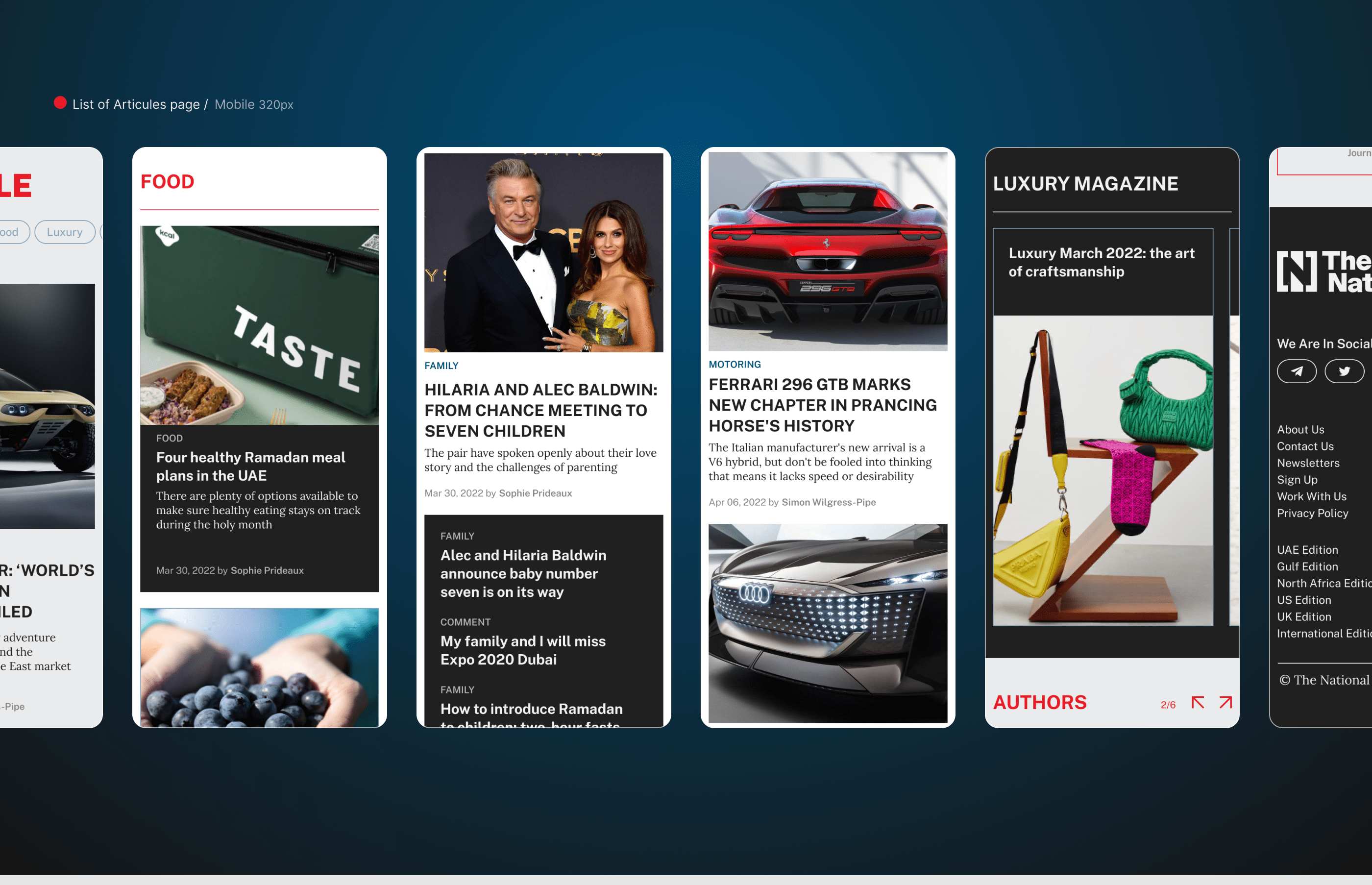 News Site Redesign The National — Изображение №8 — Интерфейсы на Dprofile