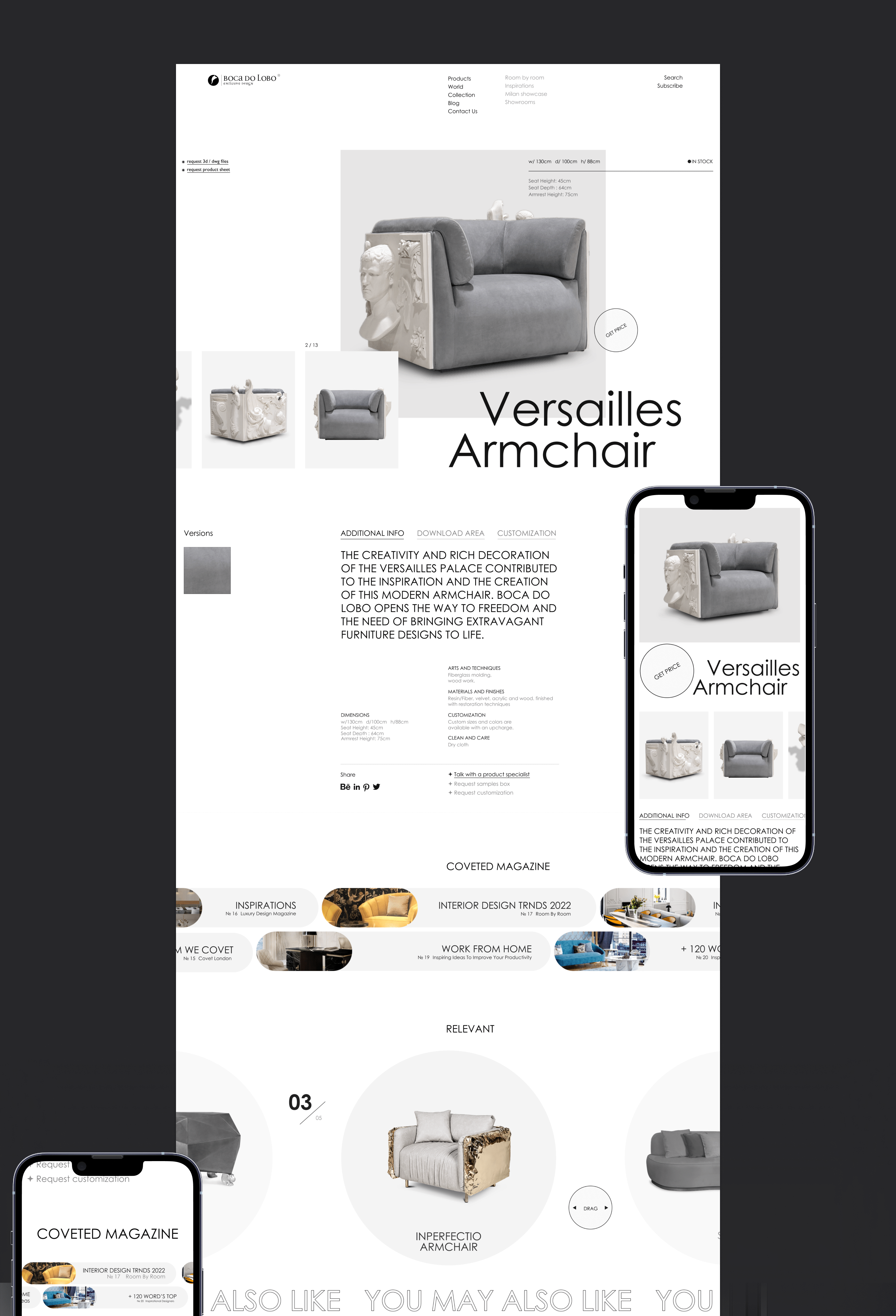 Redesign E-commerce Boca de Lobo — Изображение №8 — Интерфейсы, Брендинг, Графика на Dprofile