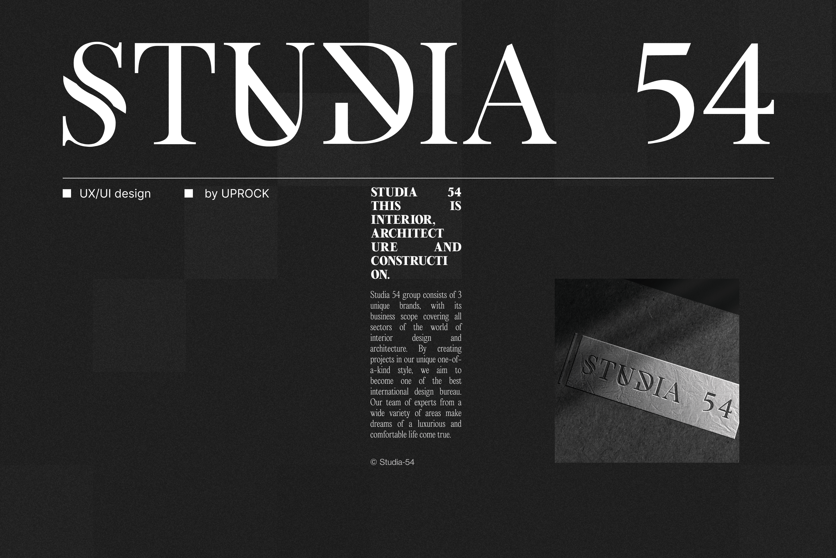 Interior design website — Изображение №1 — Интерфейсы, Брендинг на Dprofile