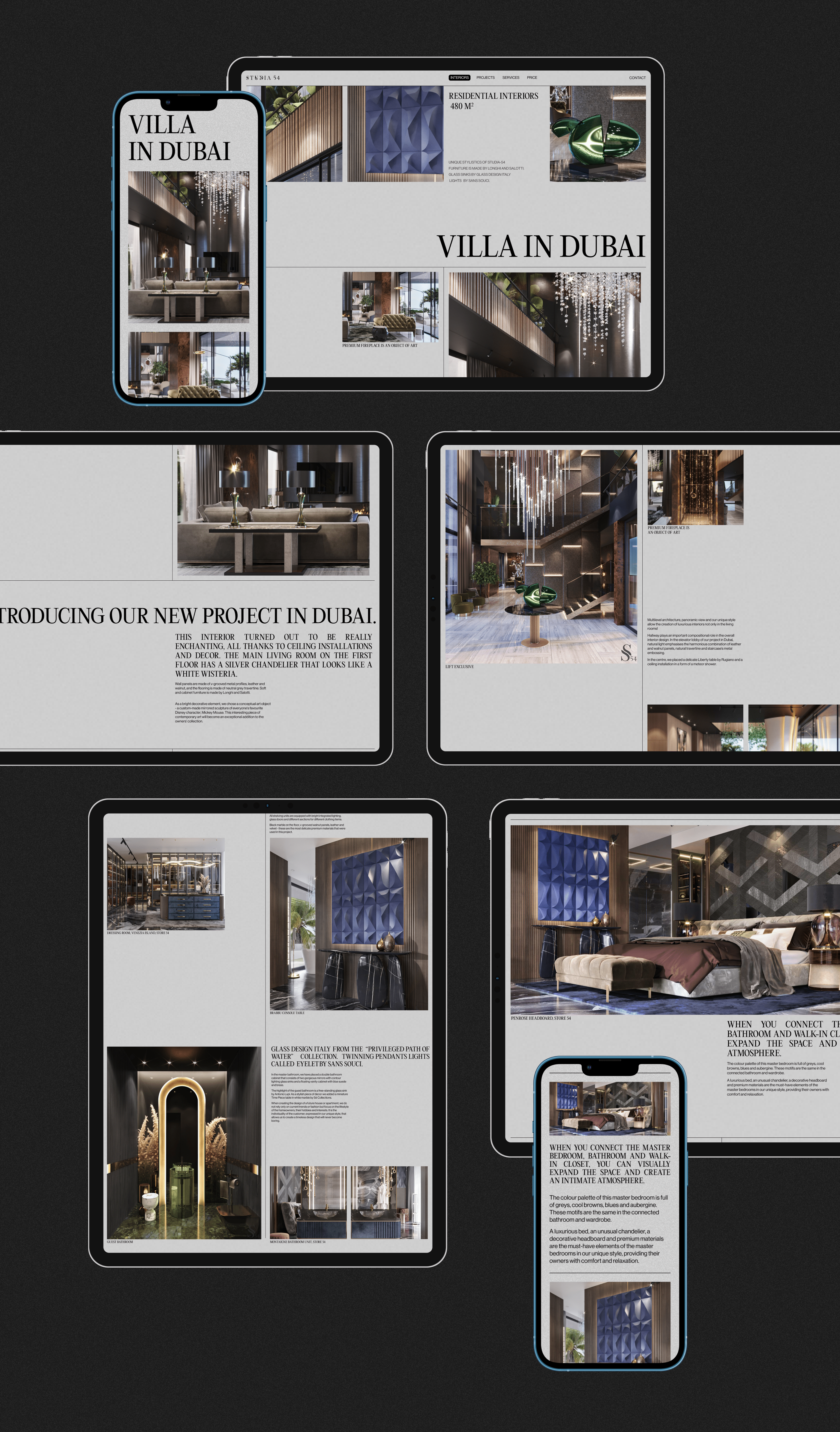 Interior design website — Изображение №7 — Интерфейсы, Брендинг на Dprofile