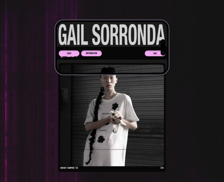 E-commerce redesign concept Gail Sorronda — Интерфейсы, Брендинг, Графика на Dprofile