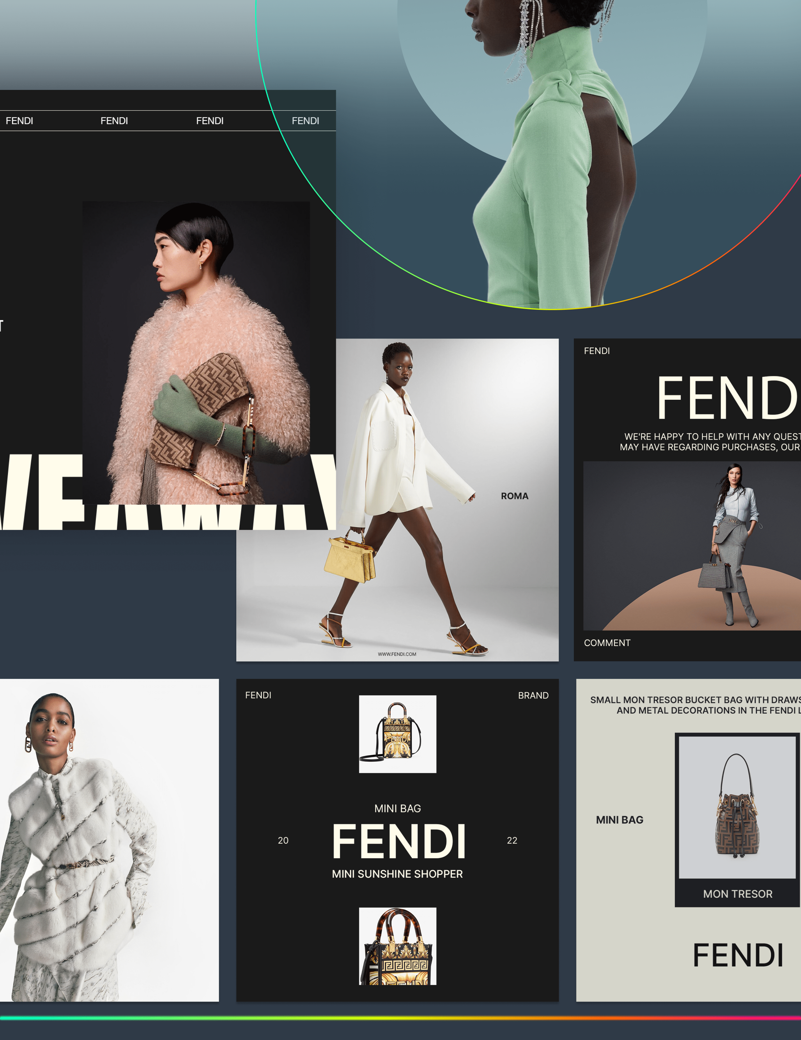 FENDI - Redesign concept e-commerce — Изображение №9 — Интерфейсы, Брендинг, Графика на Dprofile